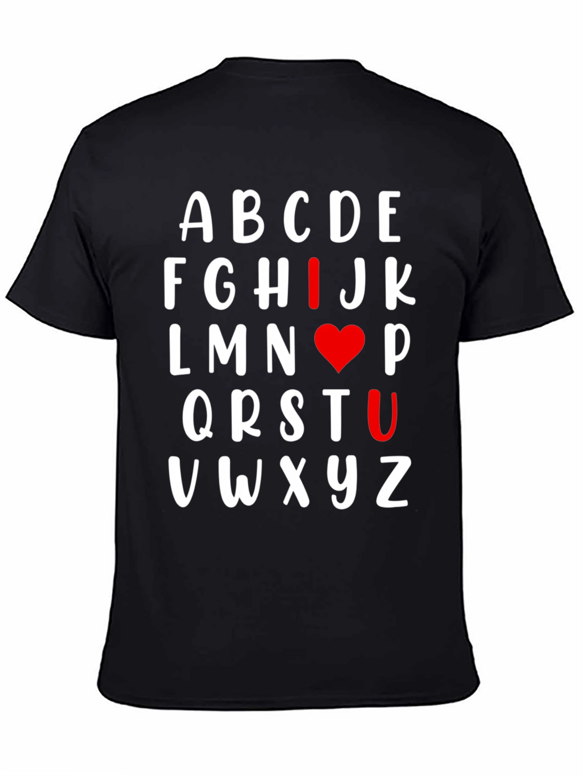 I Heart U Alphabet T-Shirt
