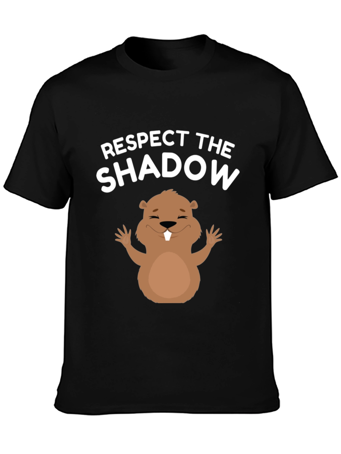 Respect the Shadow T-Shirt Groundhog Day Tee