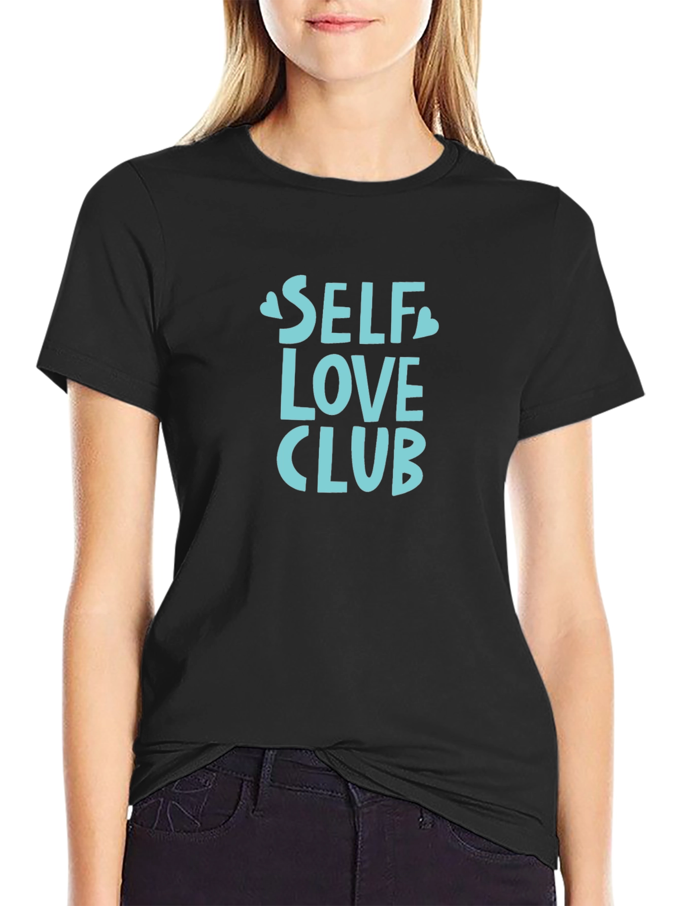 Self Love Club Graphic Tee - Black