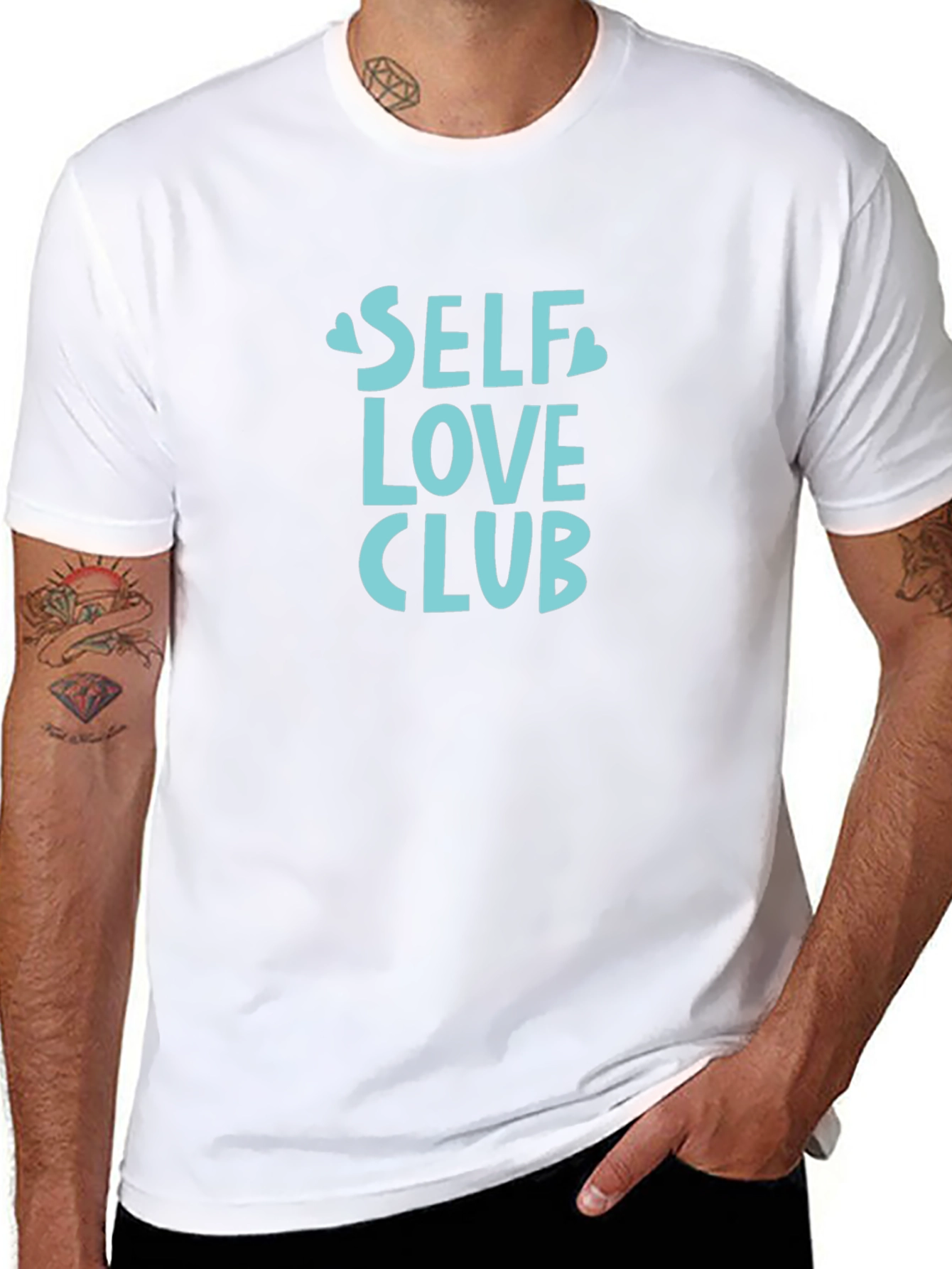 Self Love Club Graphic Tee - Black