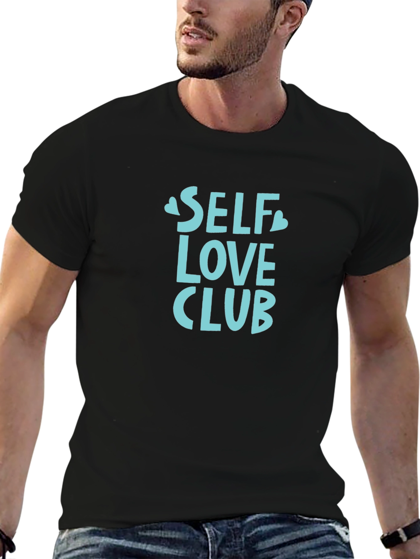 Self Love Club Graphic Tee - Black