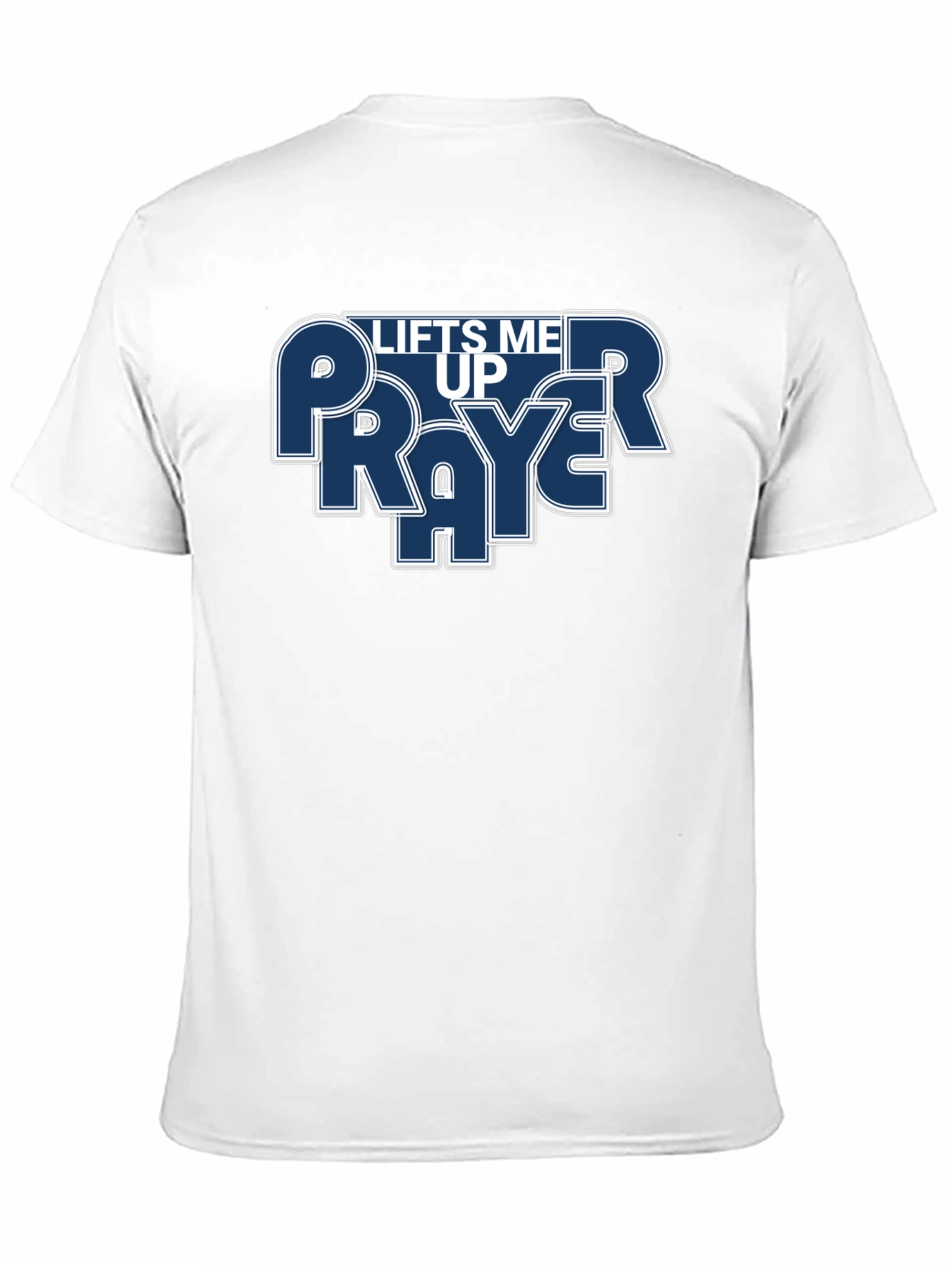 Prayer Lifts Me Up Graphic T-Shirt - Black
