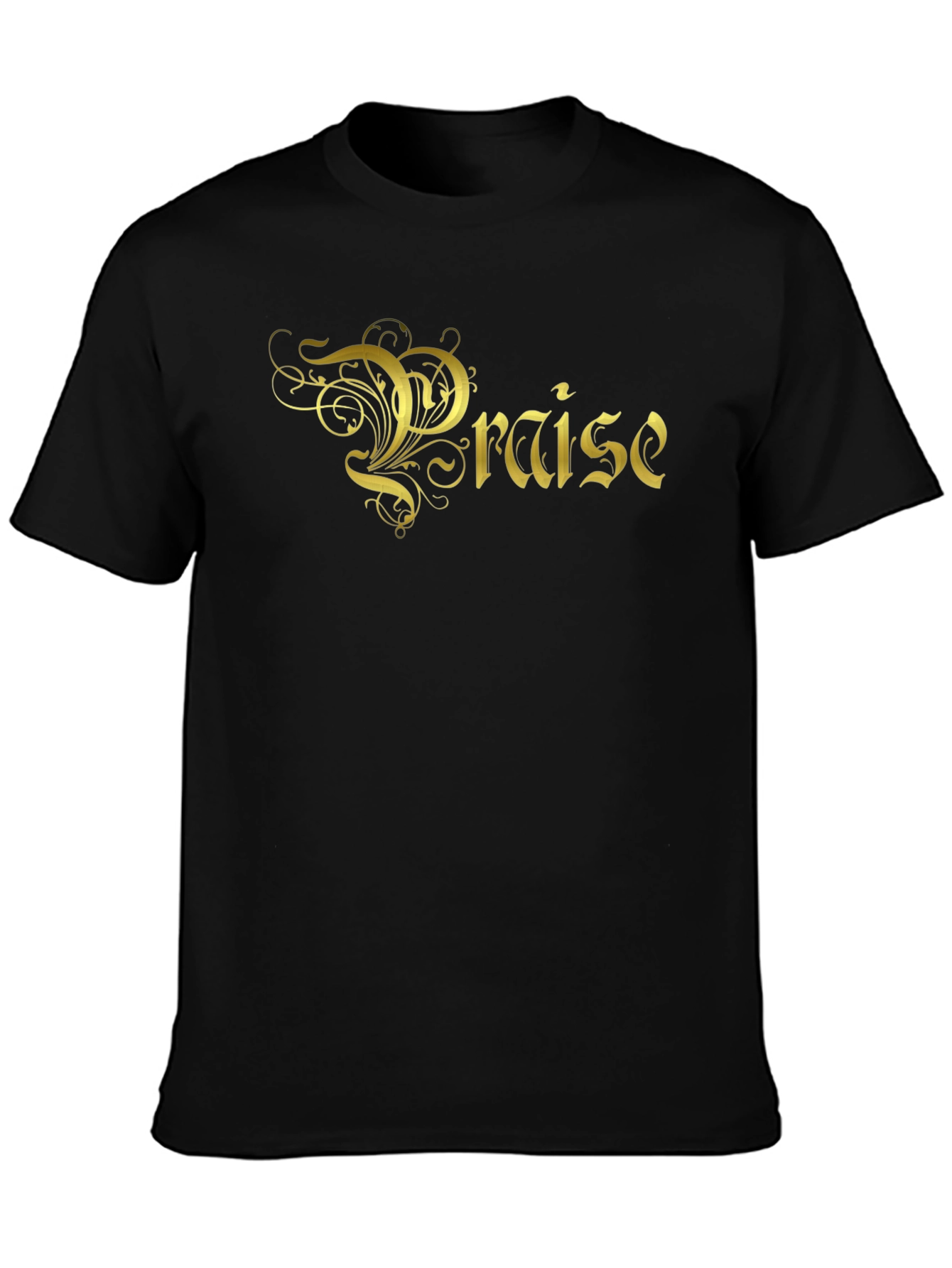 Praise Graphic Black T-Shirt