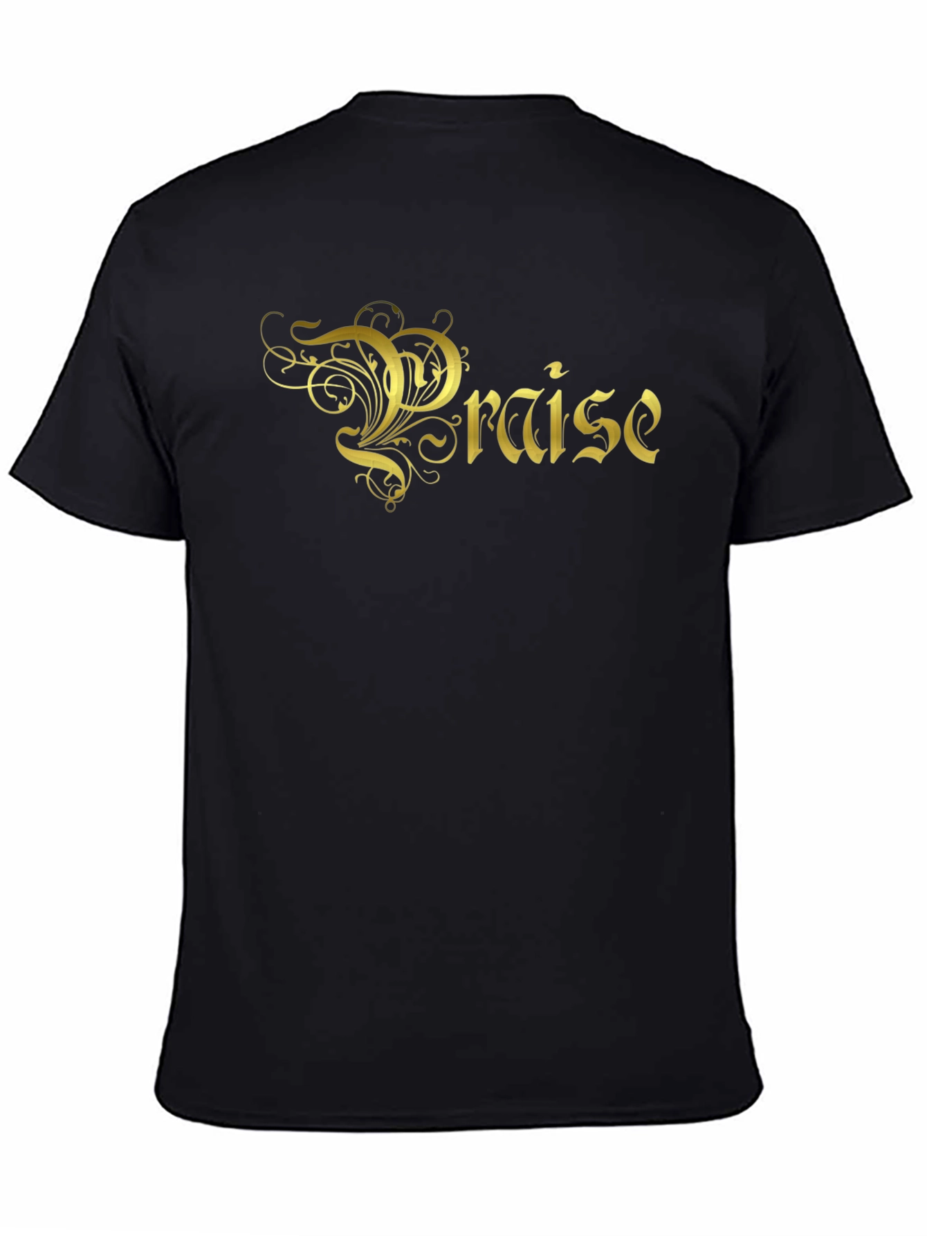 Praise Graphic Black T-Shirt