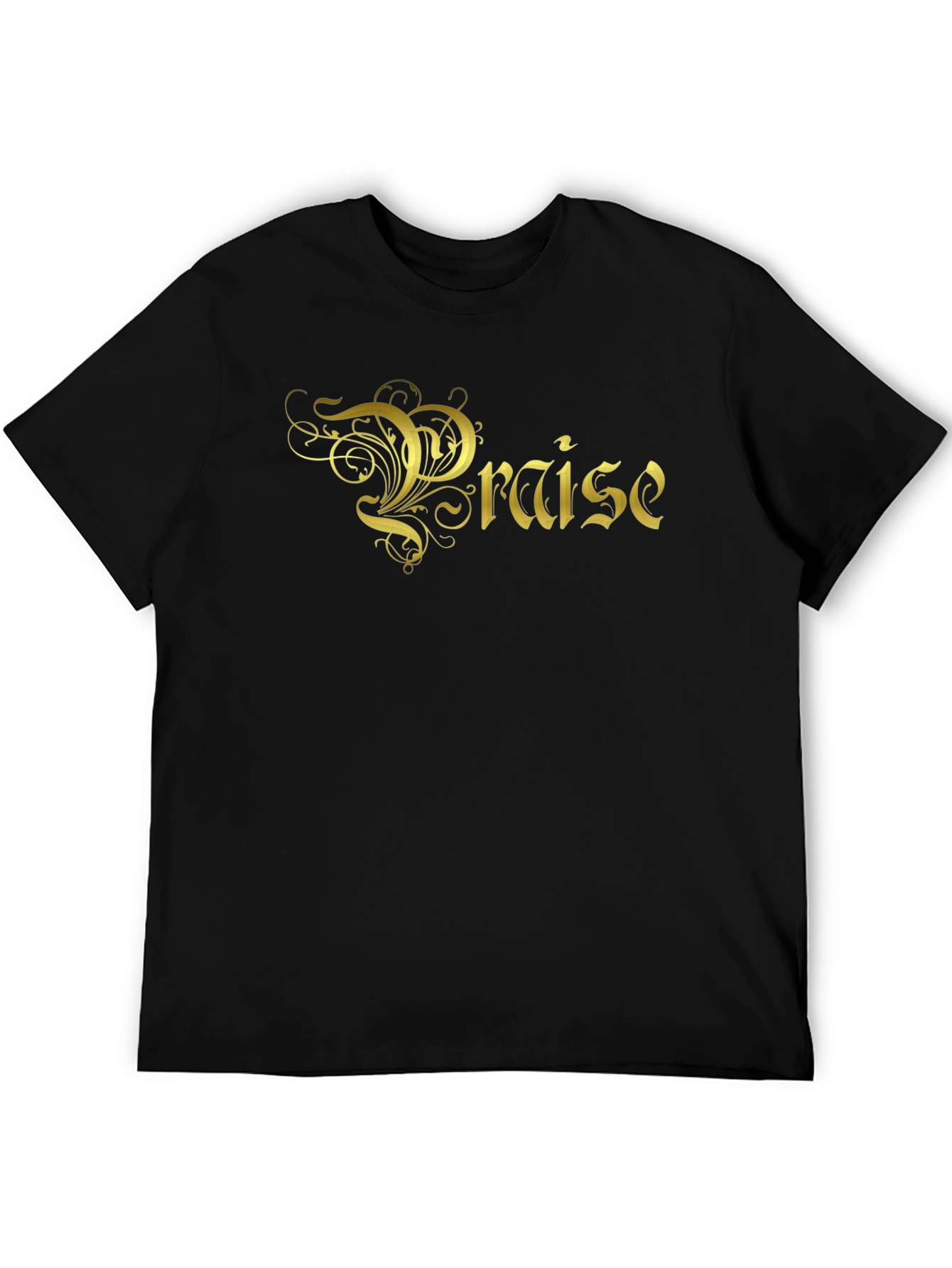 Praise Graphic Black T-Shirt