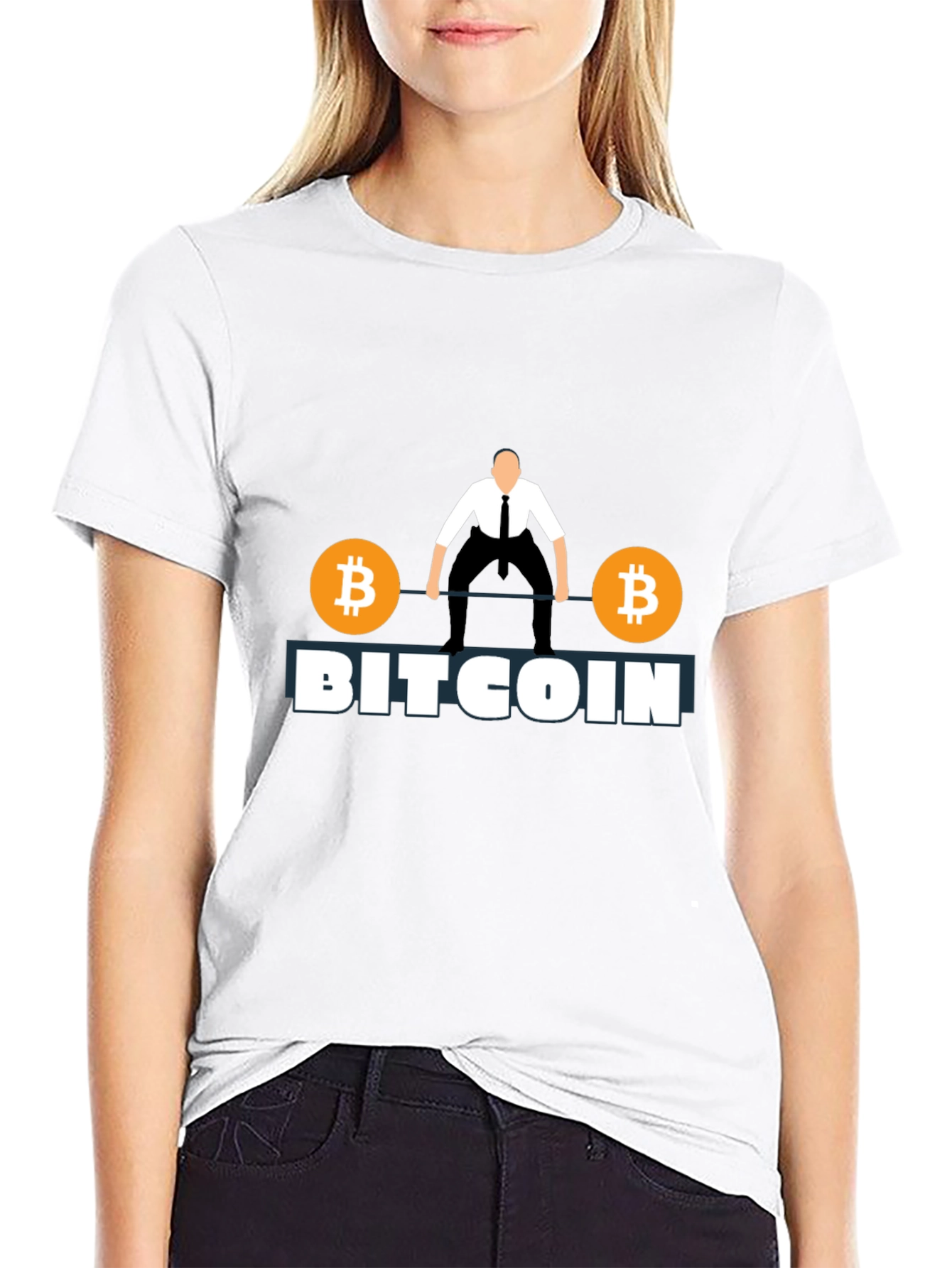 Bitcoin Lifting T-Shirt - Crypto Investor Tee