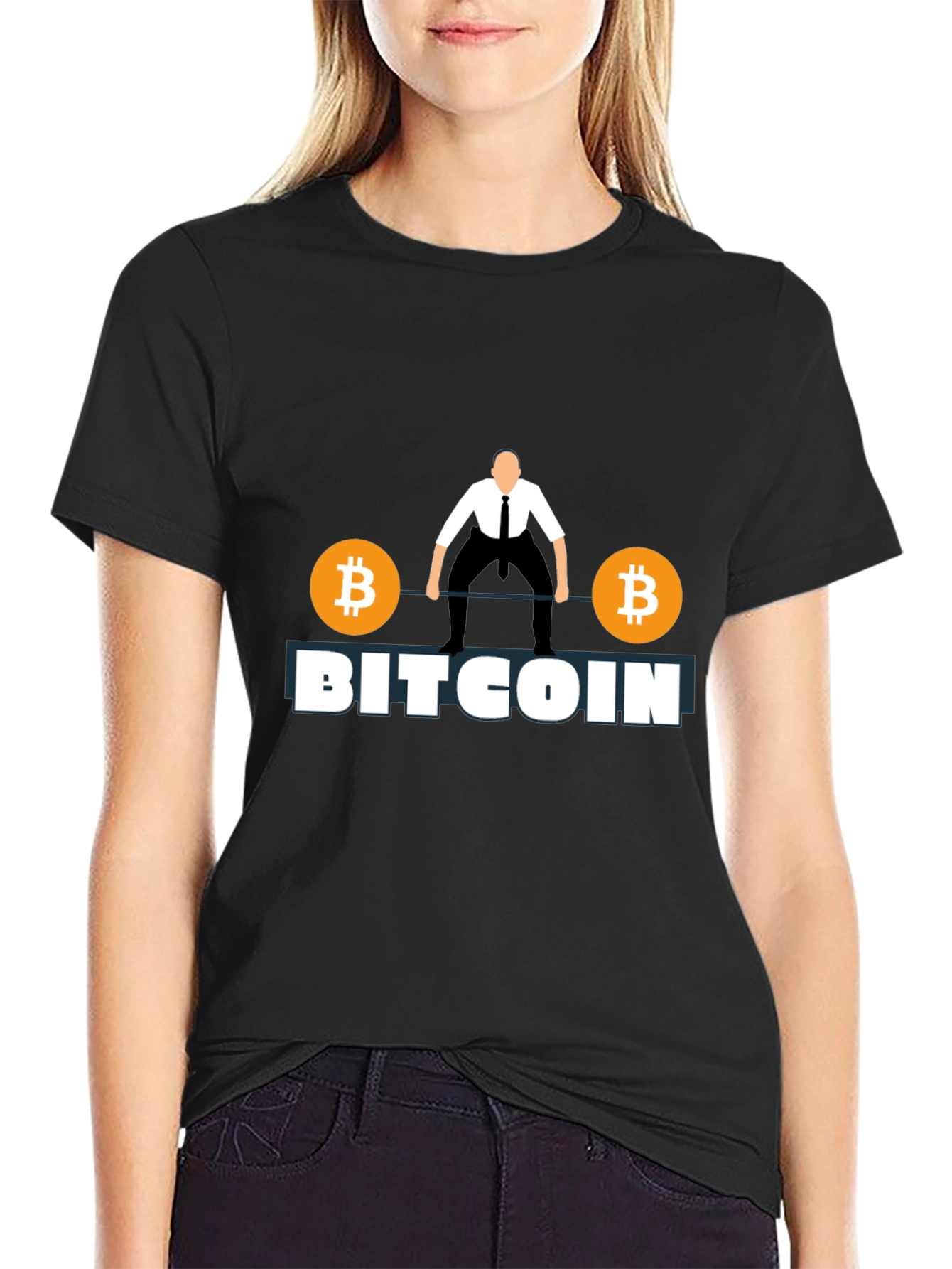 Bitcoin Lifting T-Shirt - Crypto Investor Tee