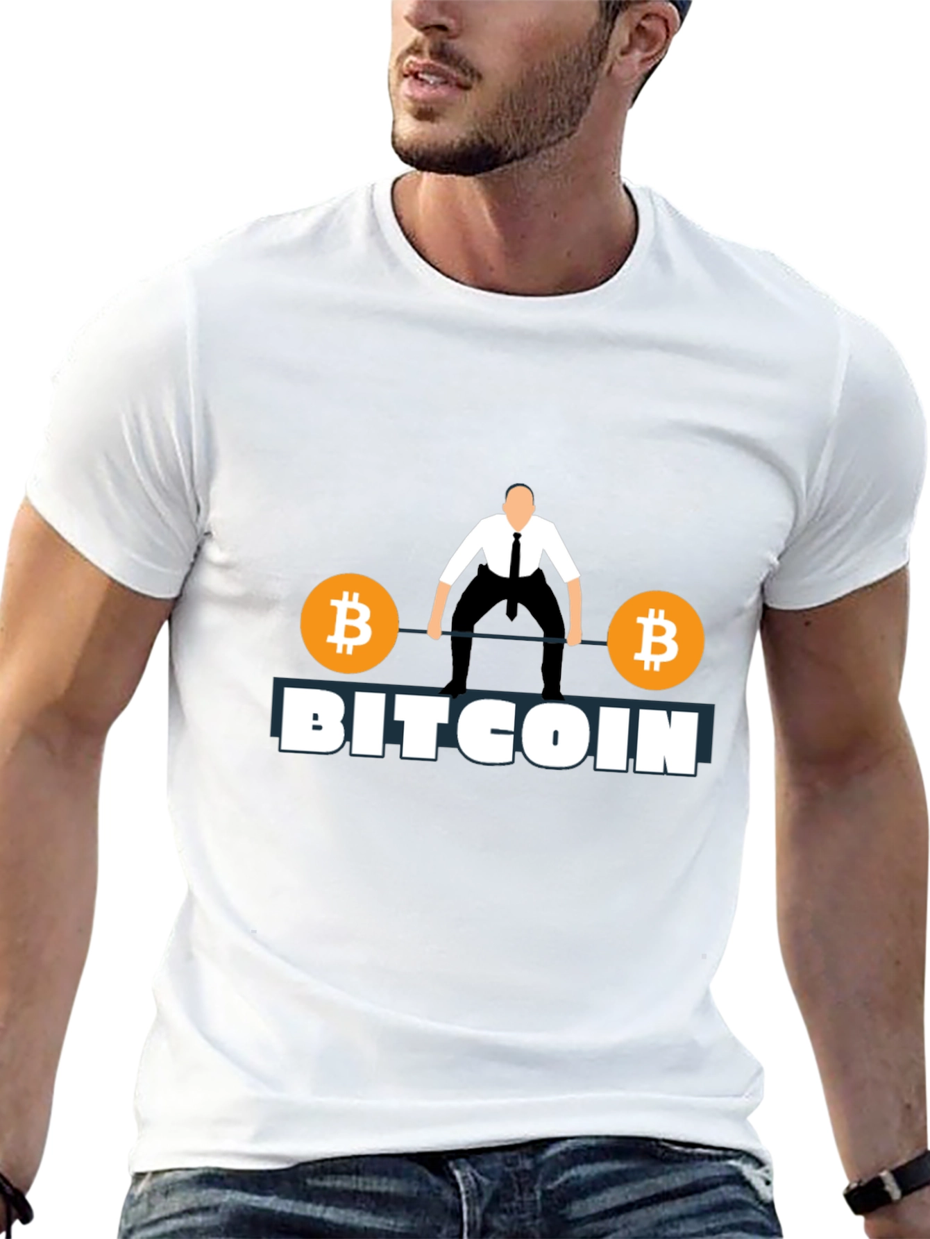 Bitcoin Lifting T-Shirt - Crypto Investor Tee