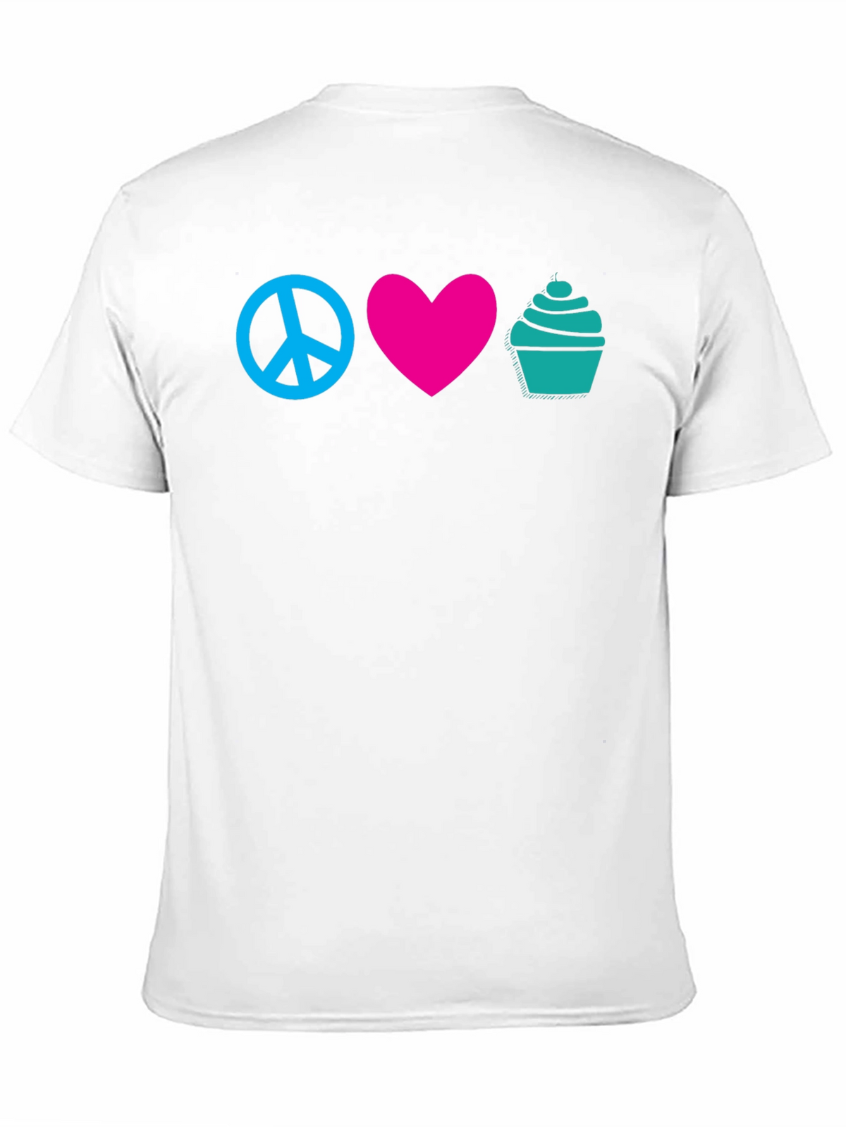 Peace Love Cupcakes Graphic Tee