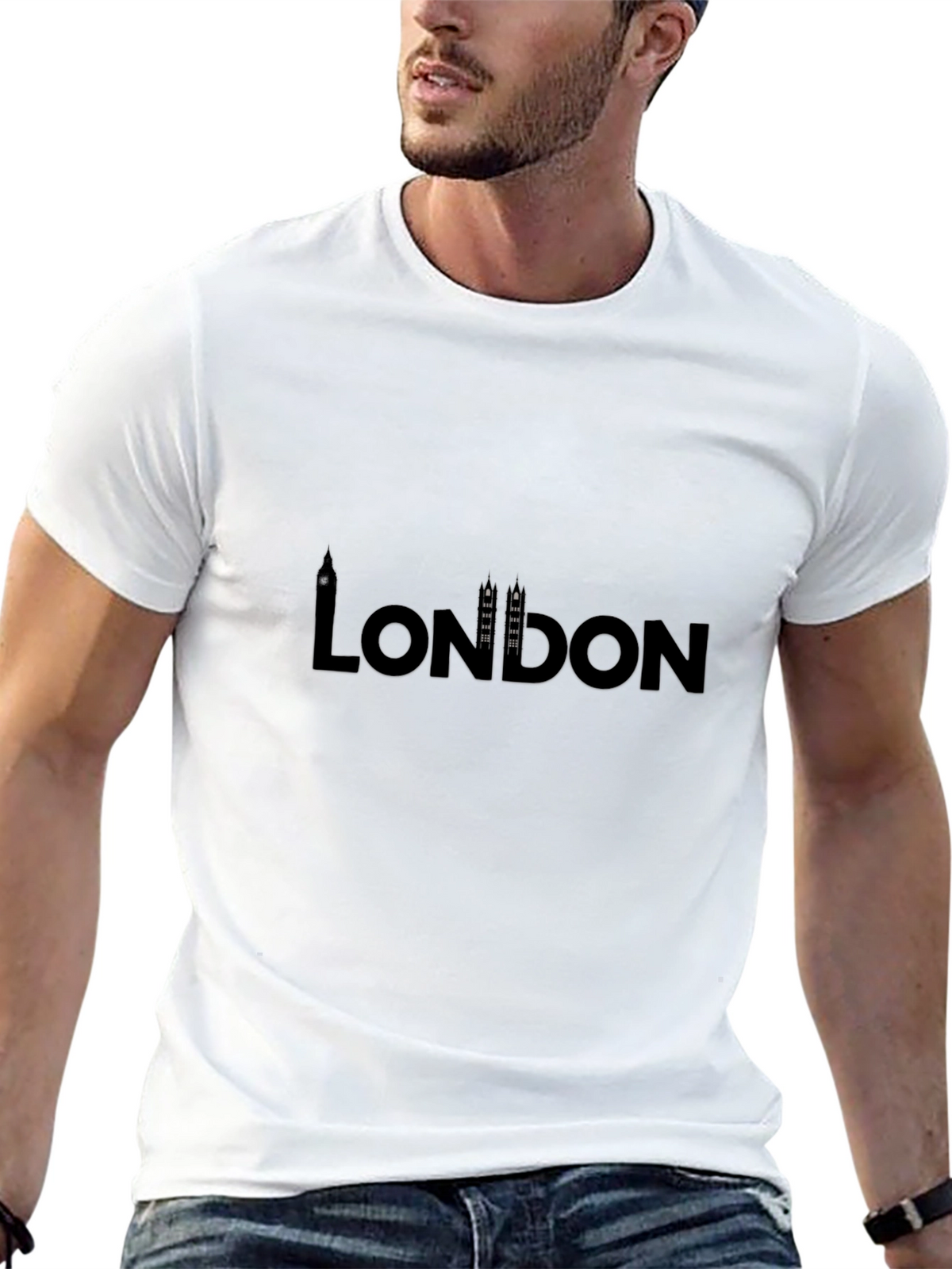 London Skyline Graphic T-Shirt