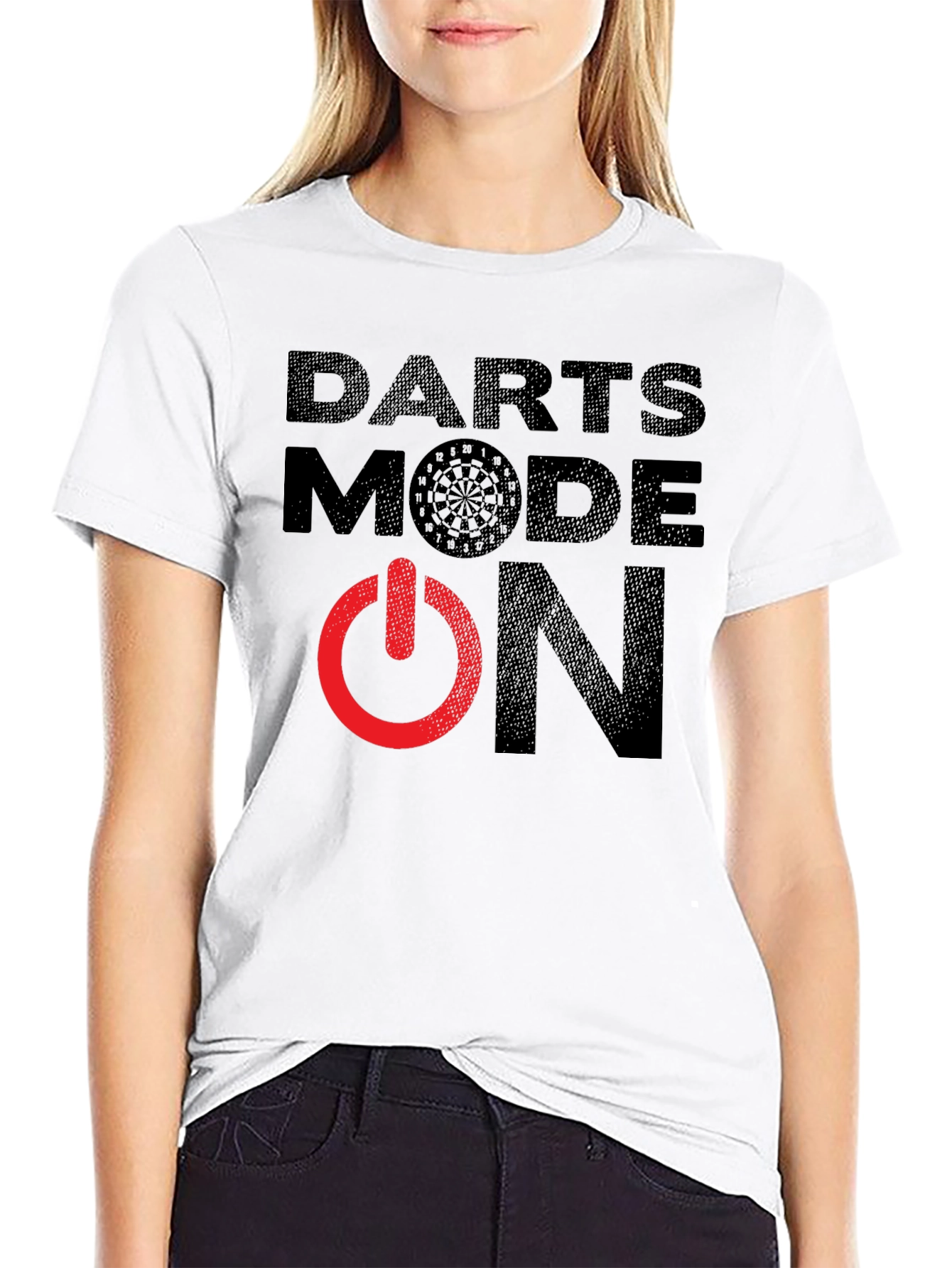 Darts Mode On T-Shirt - Game Ready