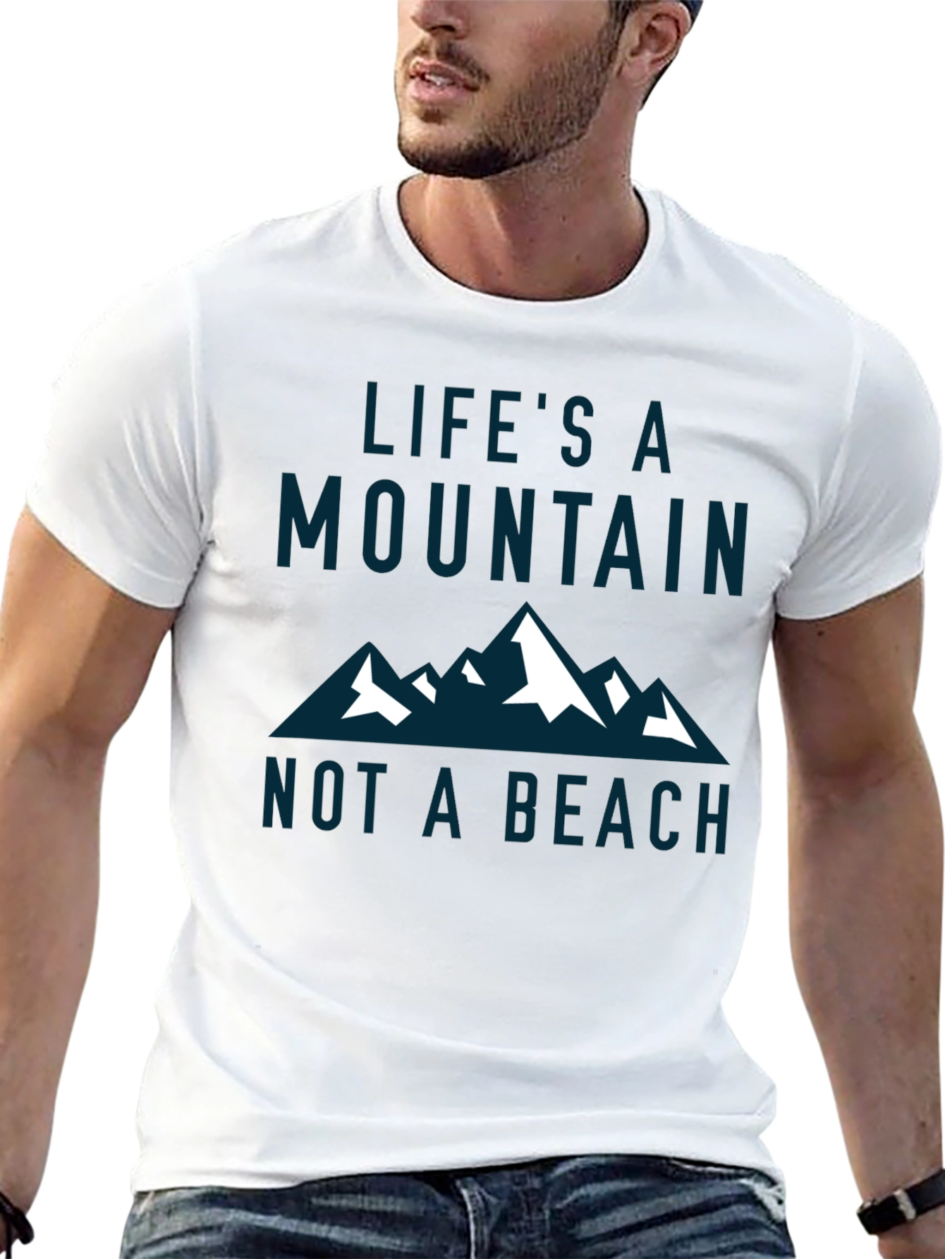 Lifes a Mountain T-Shirt - Adventure Graphic Tee