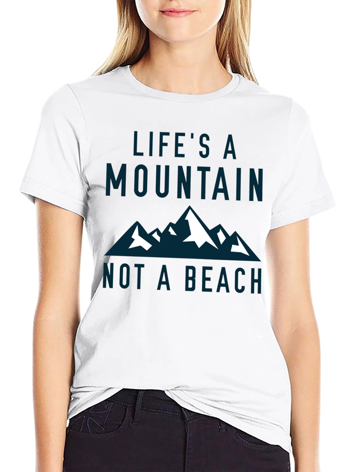 Lifes a Mountain T-Shirt - Adventure Graphic Tee