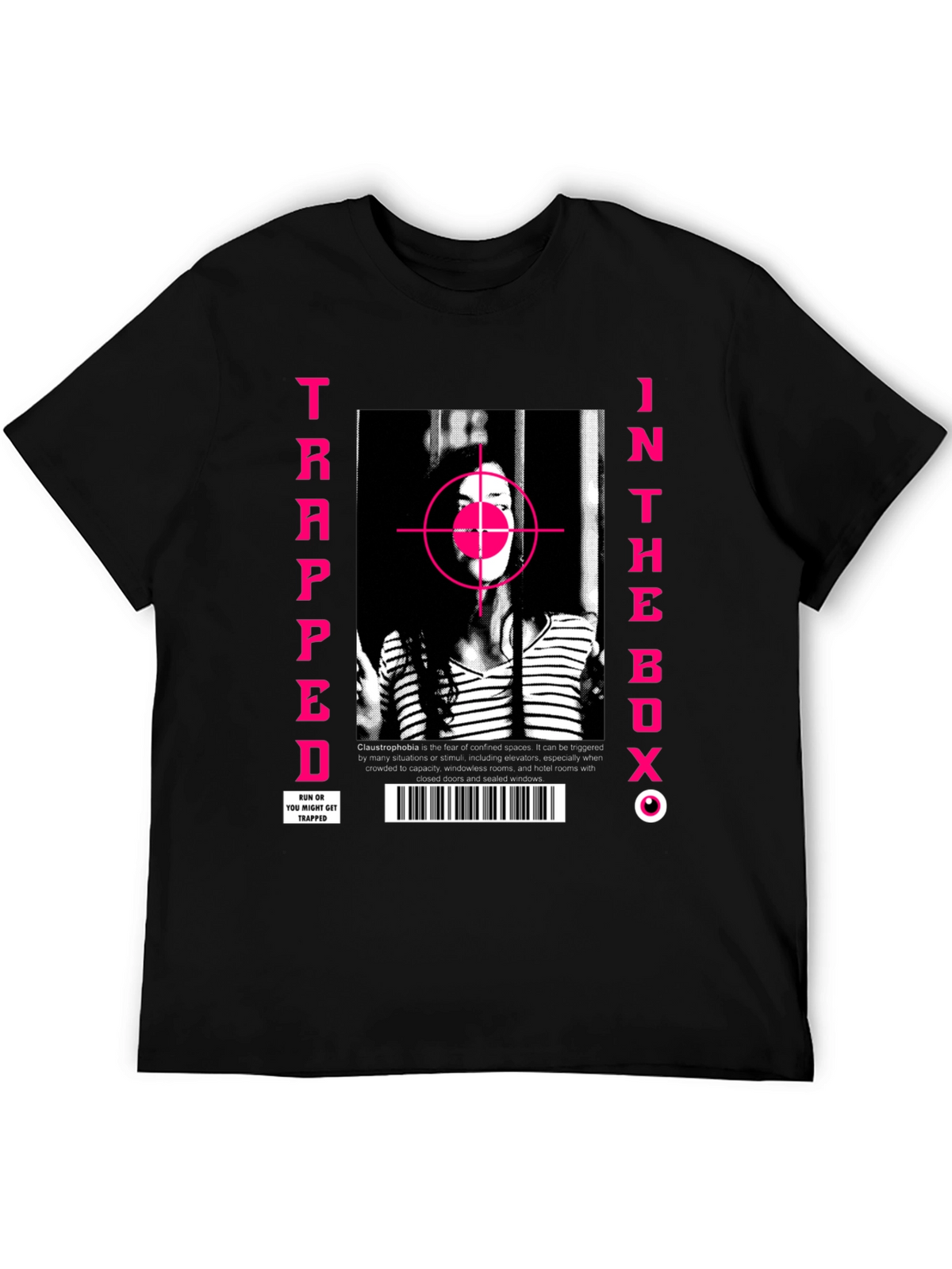 Trapped in the Box Graphic Tee - Edgy Streetwear