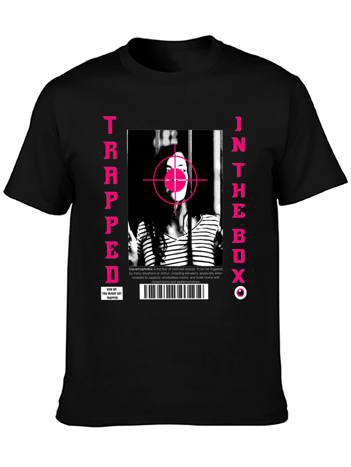 Trapped in the Box Graphic Tee - Edgy Streetwear
