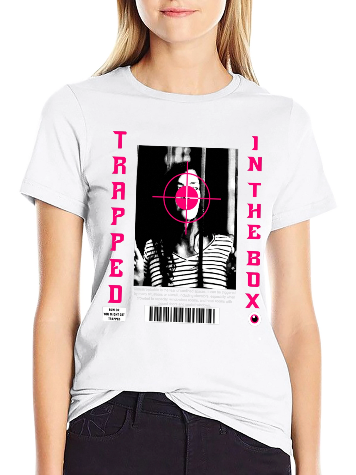 Trapped in the Box Graphic Tee - Edgy Streetwear