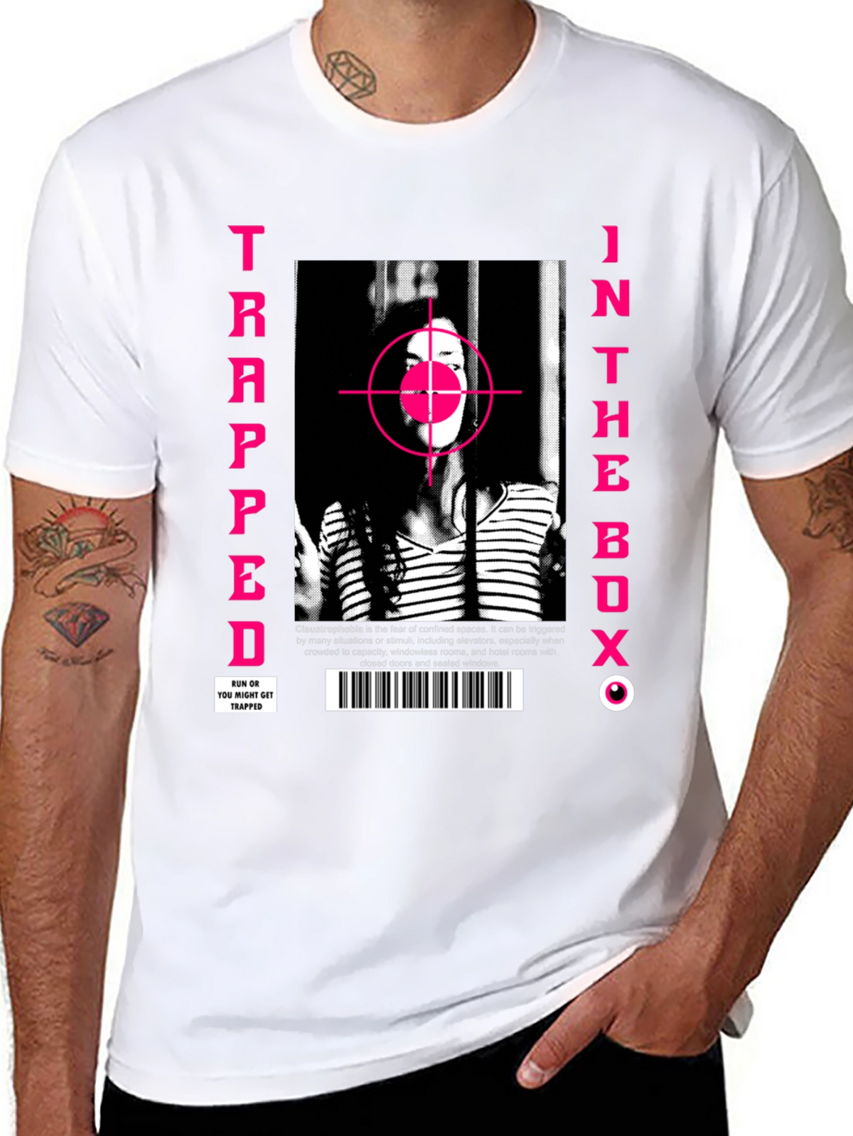 Trapped in the Box Graphic Tee - Edgy Streetwear