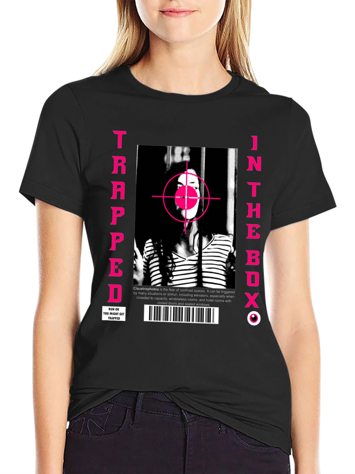 Trapped in the Box Graphic Tee - Edgy Streetwear