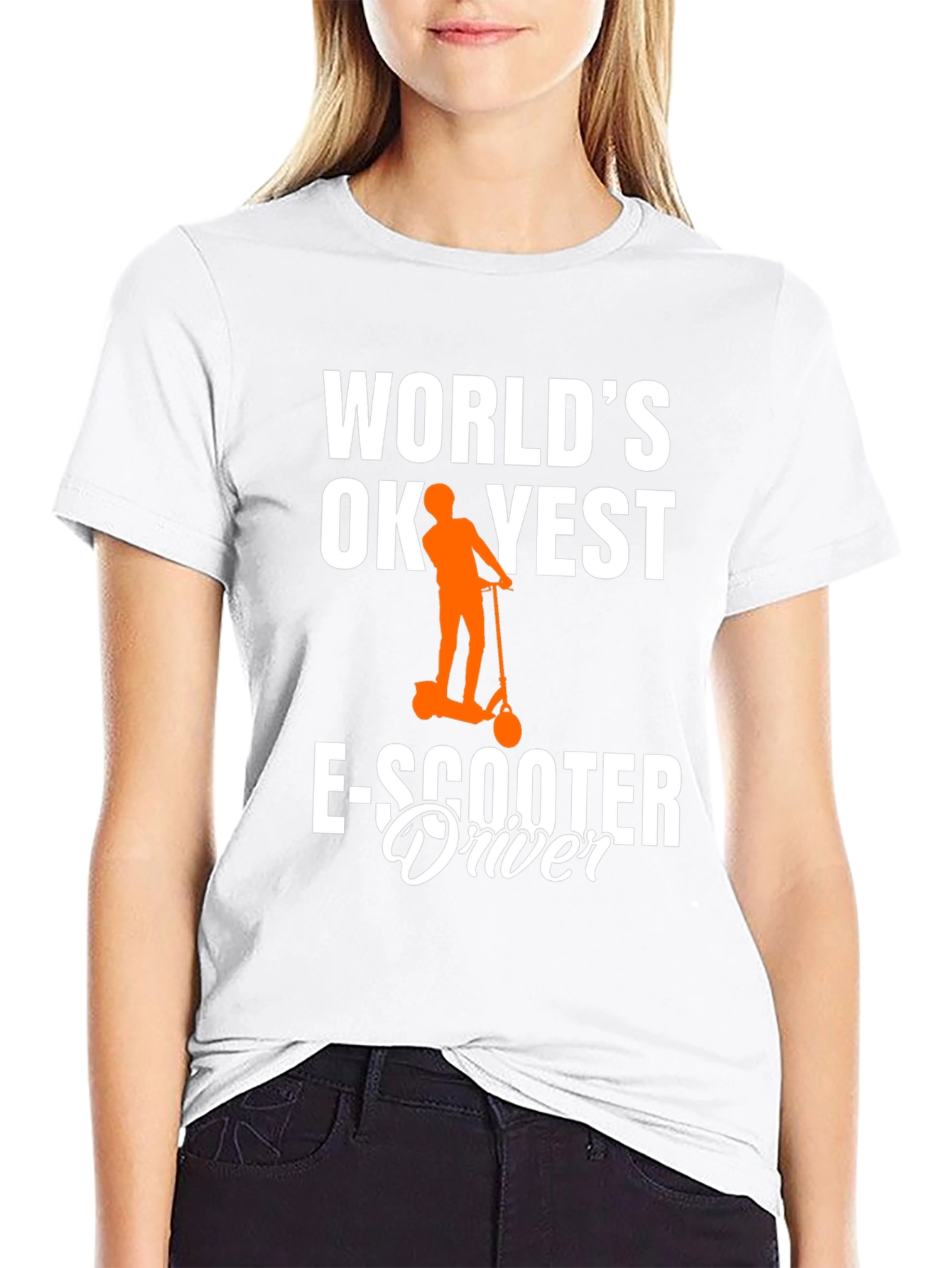 Worlds Okayest E-Scooter Driver T-Shirt