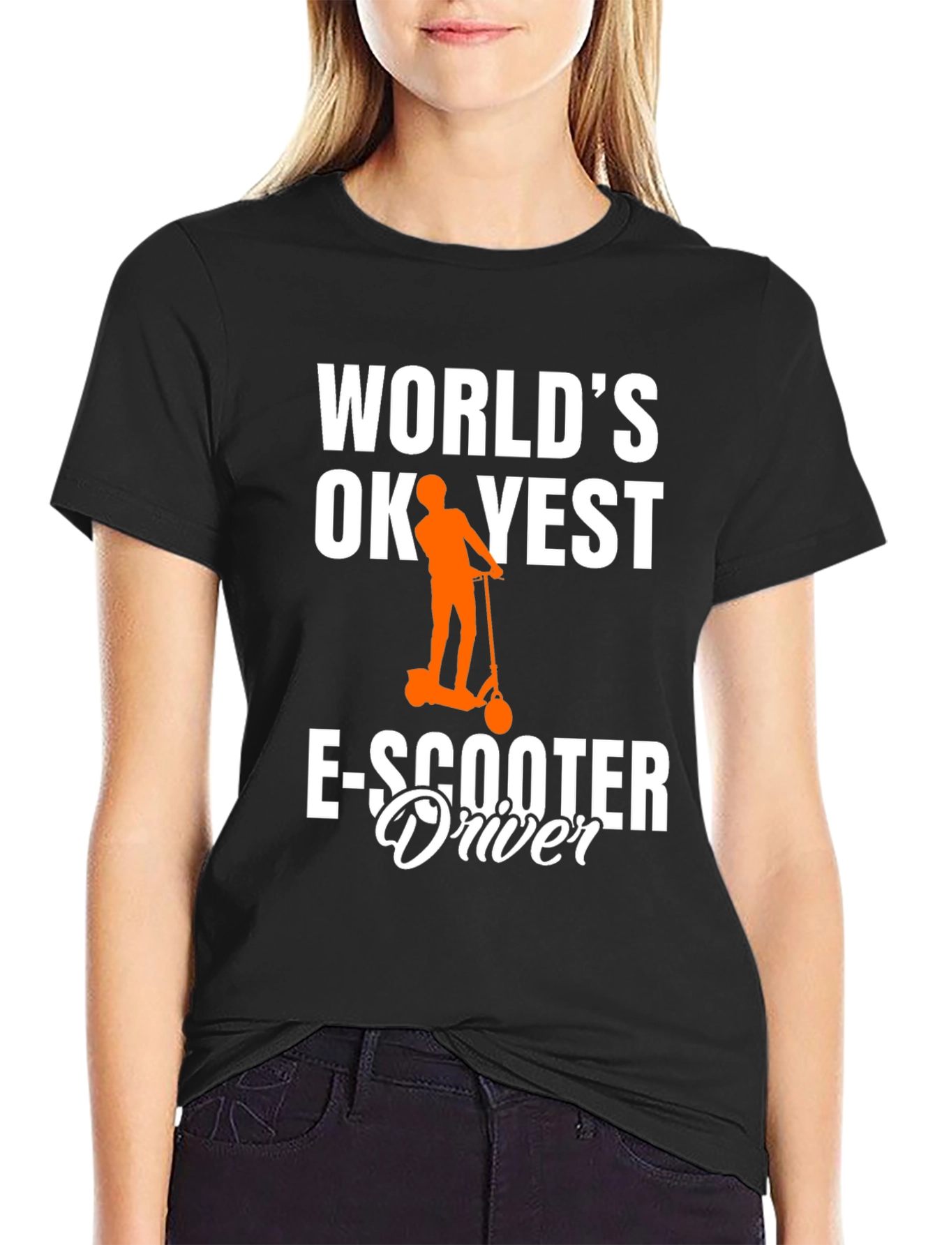 Worlds Okayest E-Scooter Driver T-Shirt