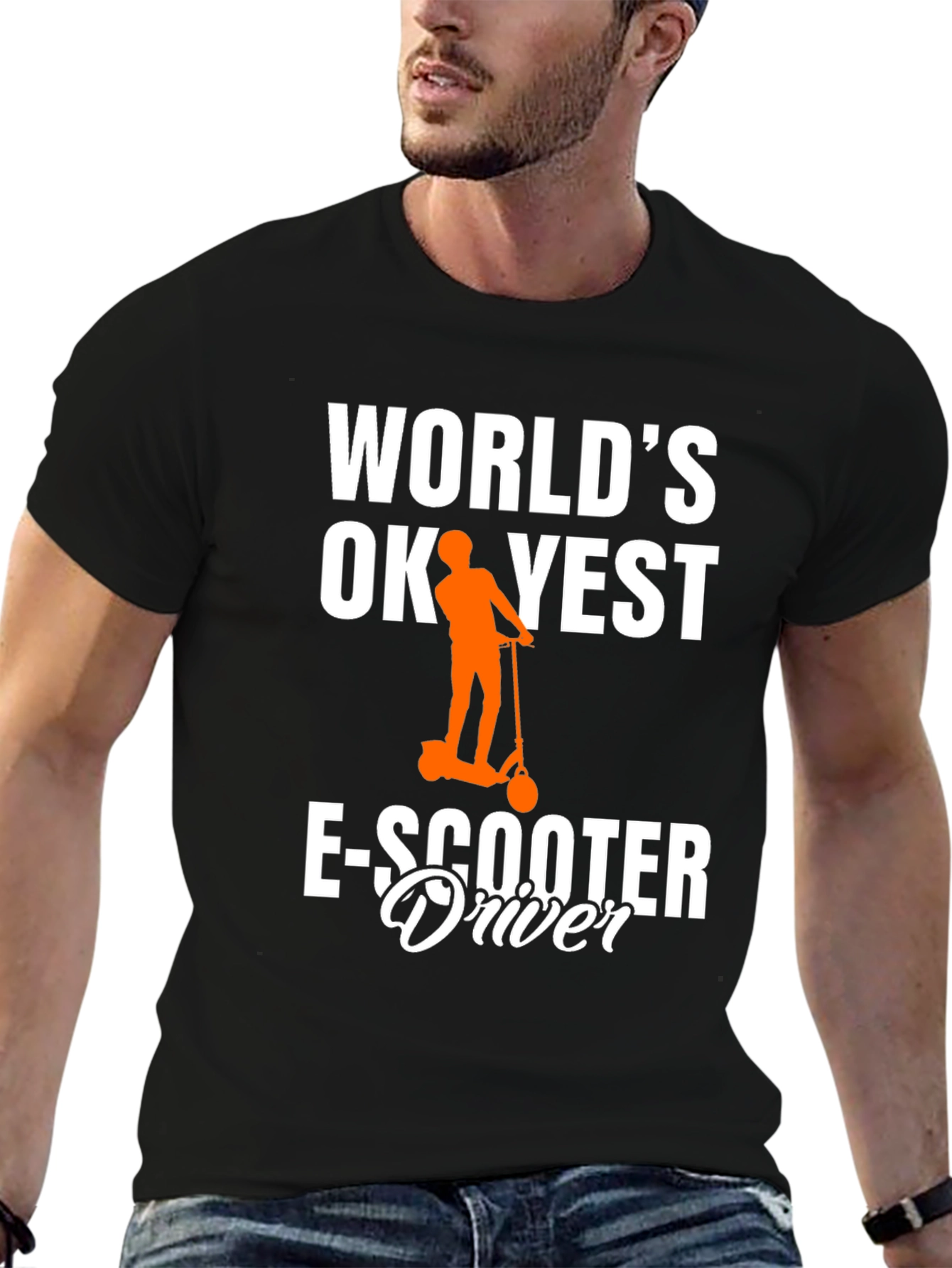 Worlds Okayest E-Scooter Driver T-Shirt