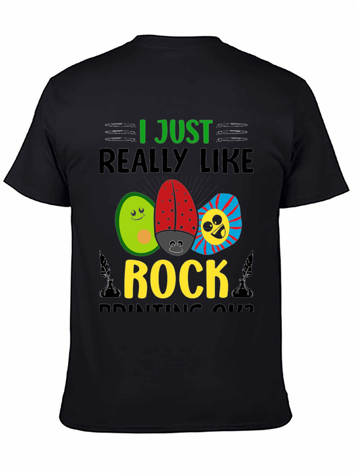 I Just Really Like Rock Printing Shirt
