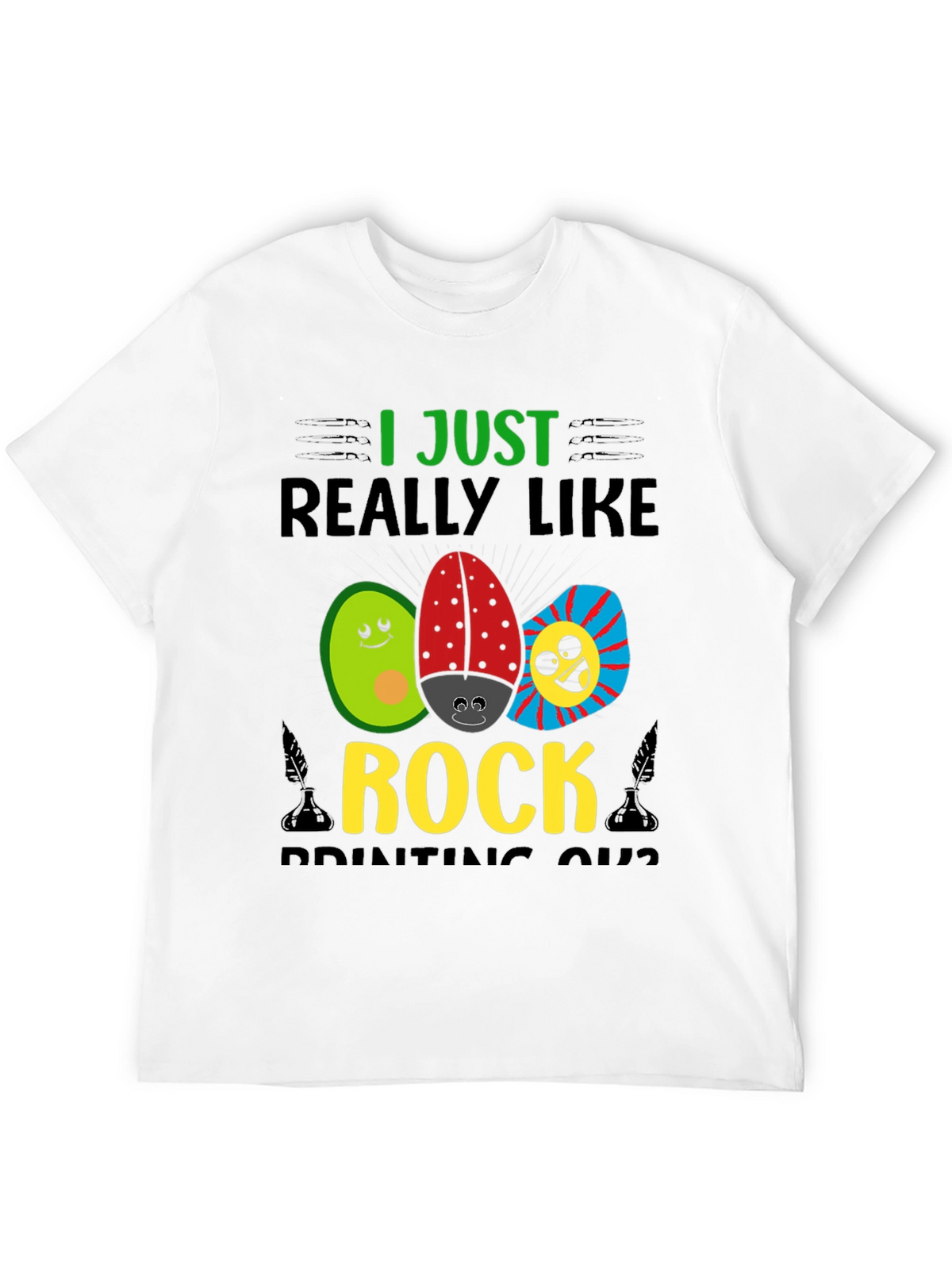 I Just Really Like Rock Printing Shirt