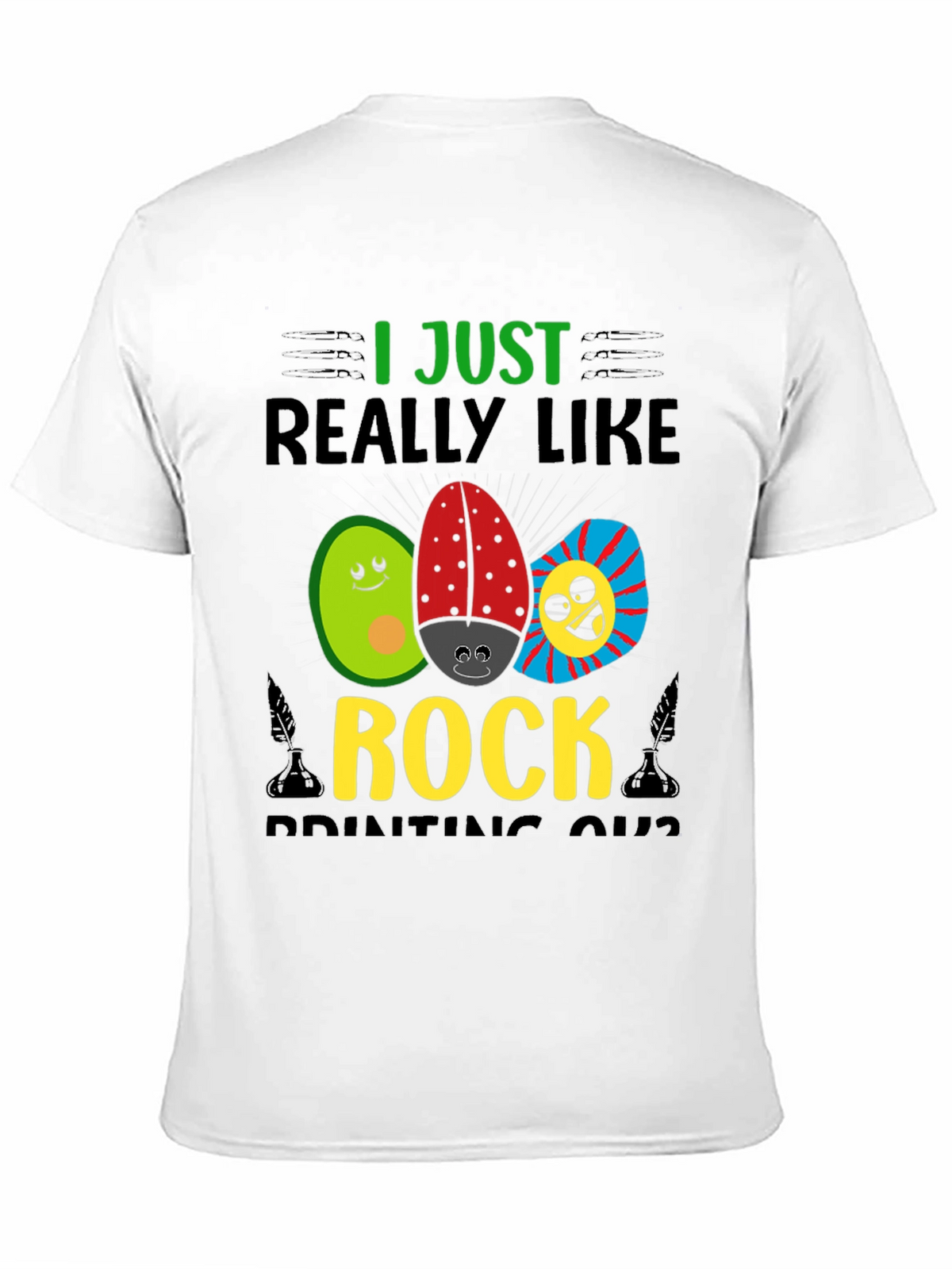 I Just Really Like Rock Printing Shirt