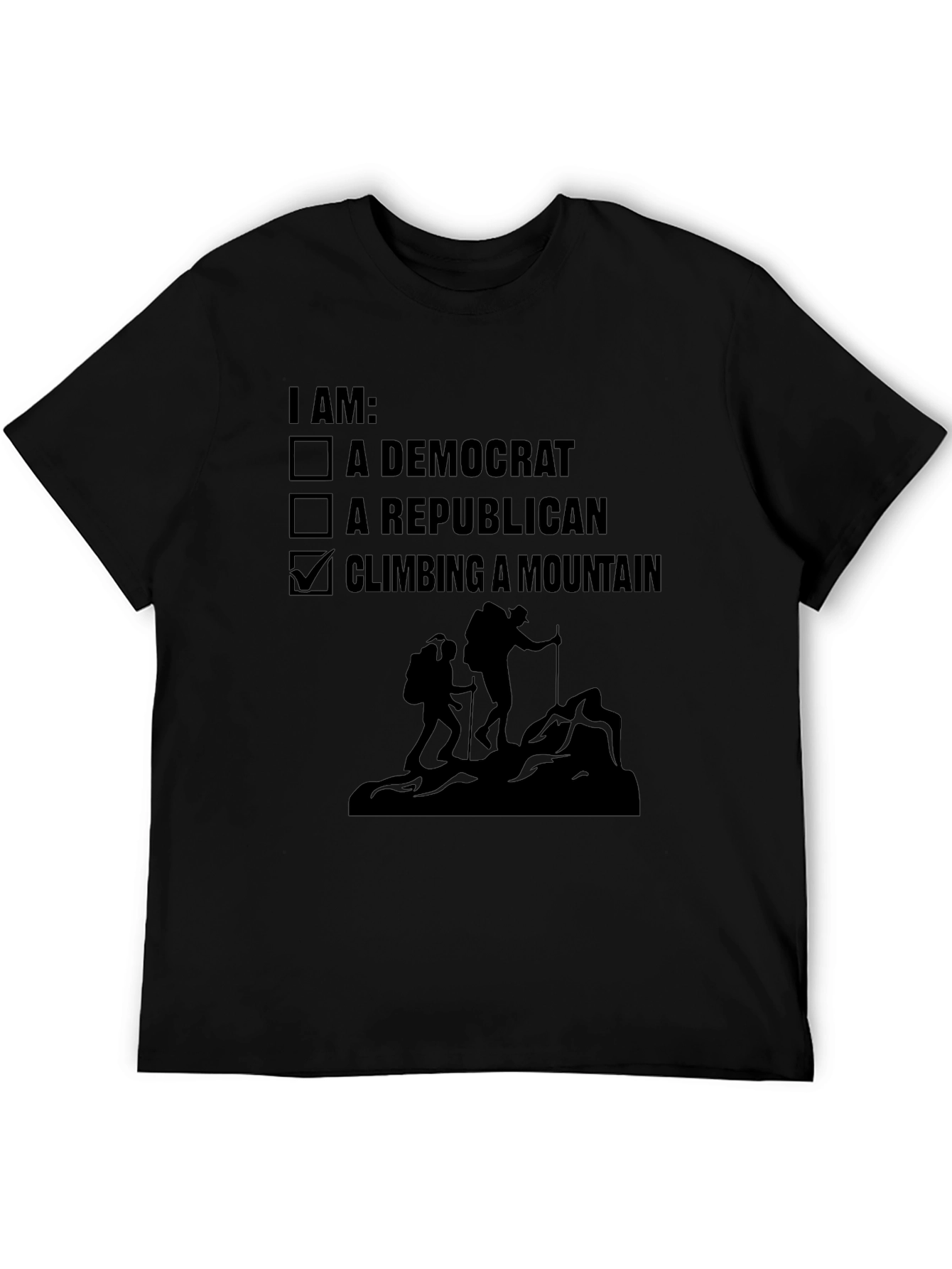 Climbing Mountain Political Choice T-Shirt
