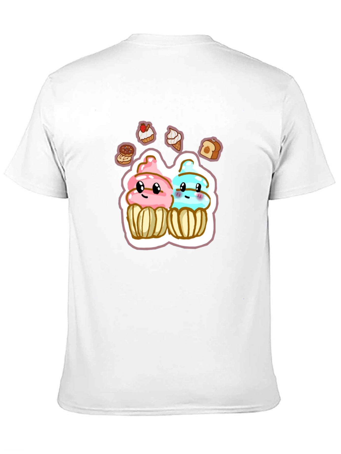 Cute Cartoon Cupcake T-Shirt