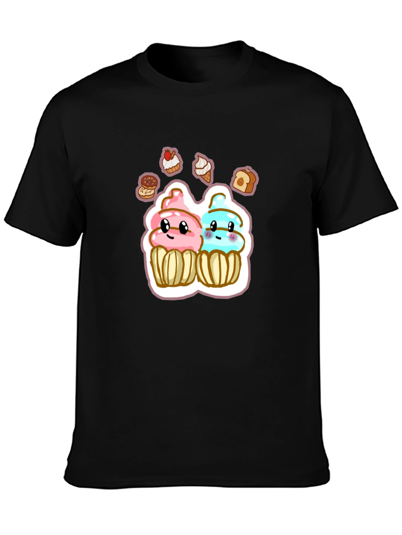 Cute Cartoon Cupcake T-Shirt