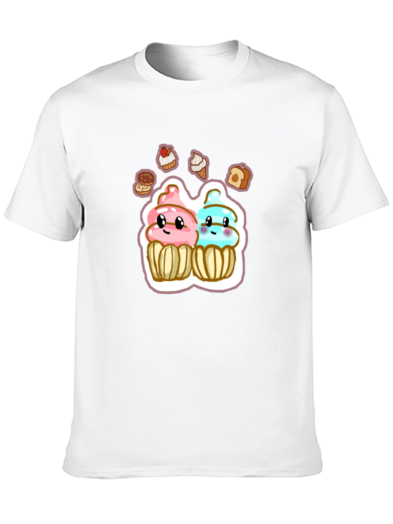 Cute Cartoon Cupcake T-Shirt