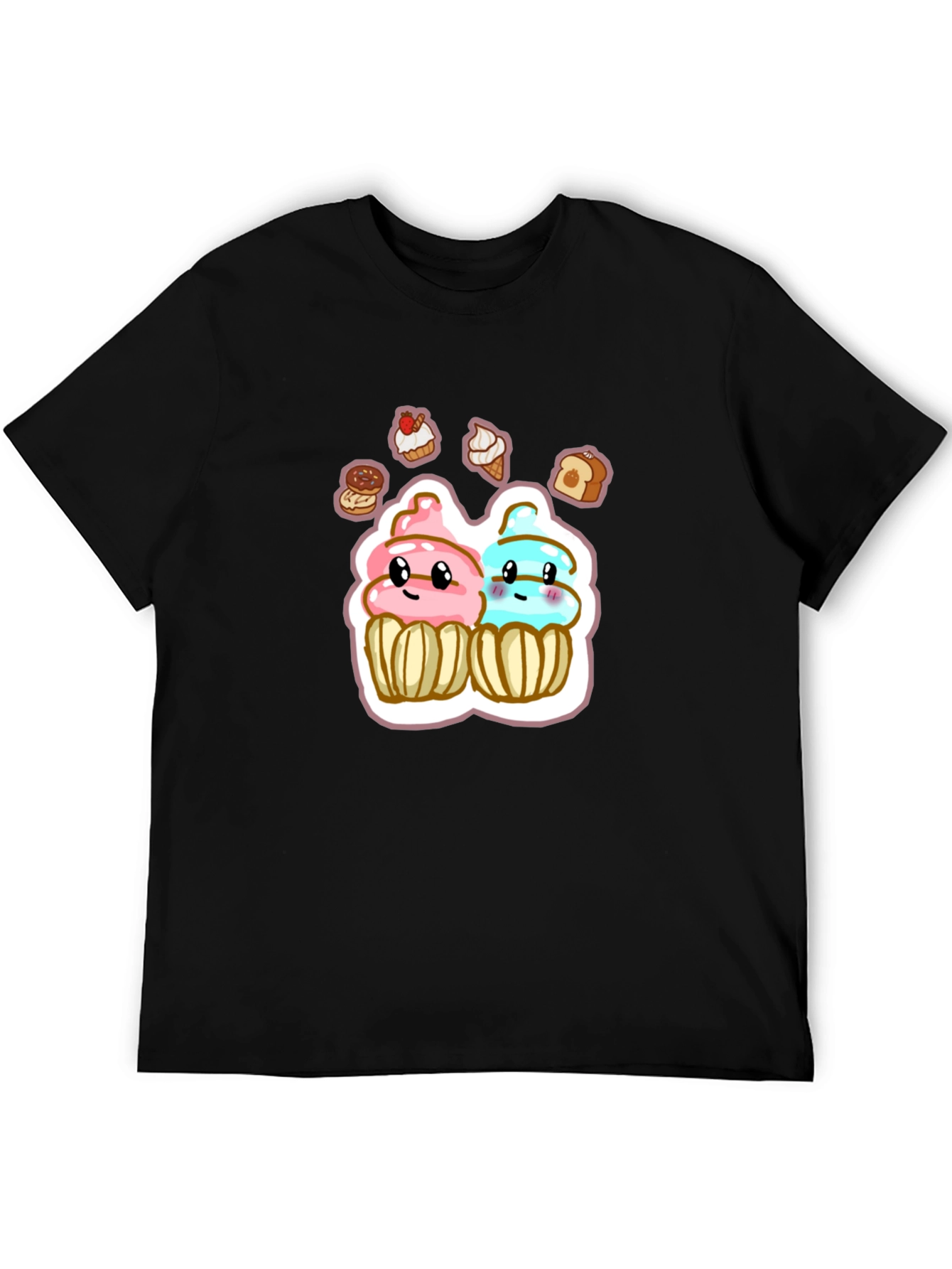 Cute Cartoon Cupcake T-Shirt
