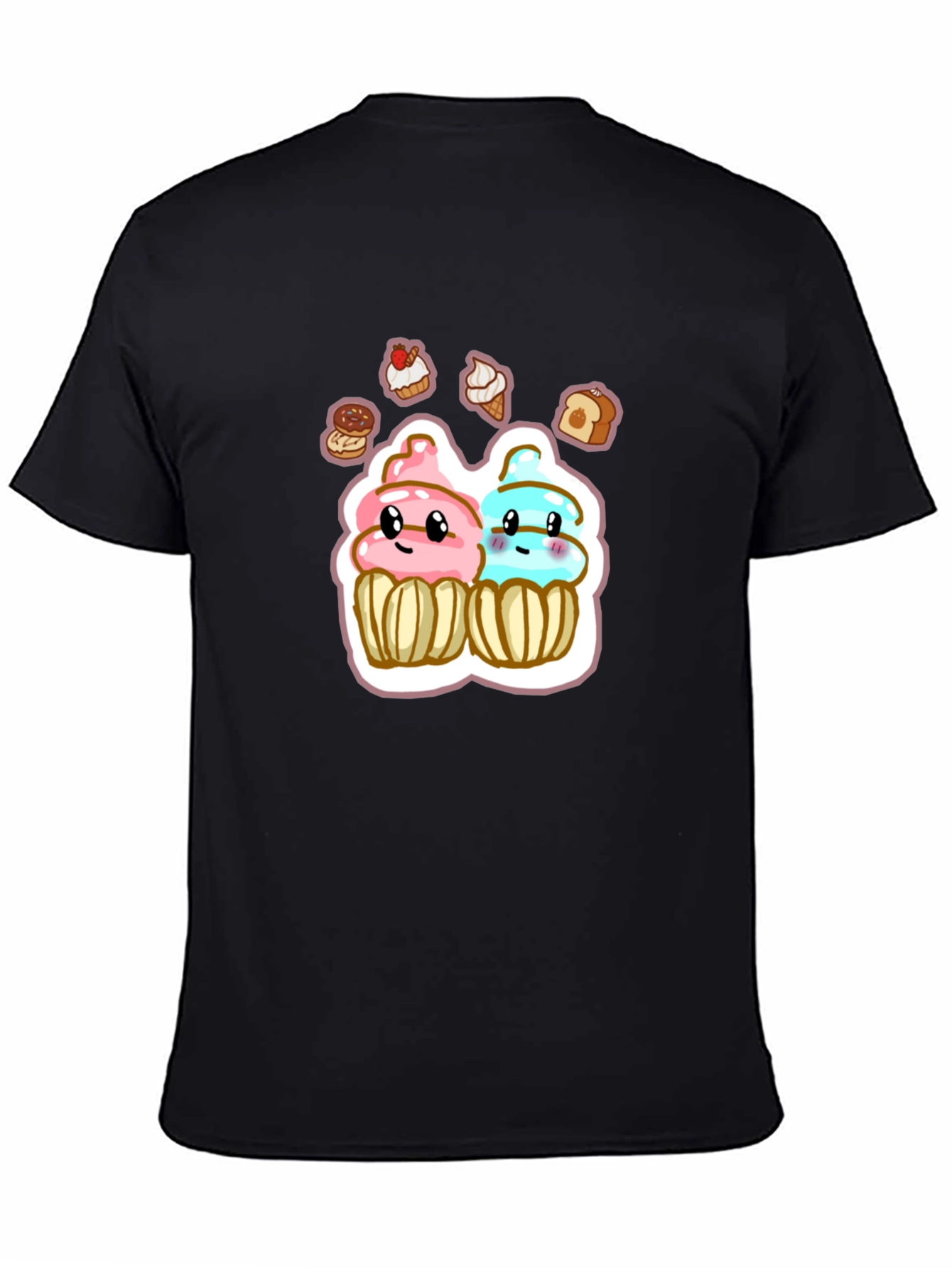 Cute Cartoon Cupcake T-Shirt