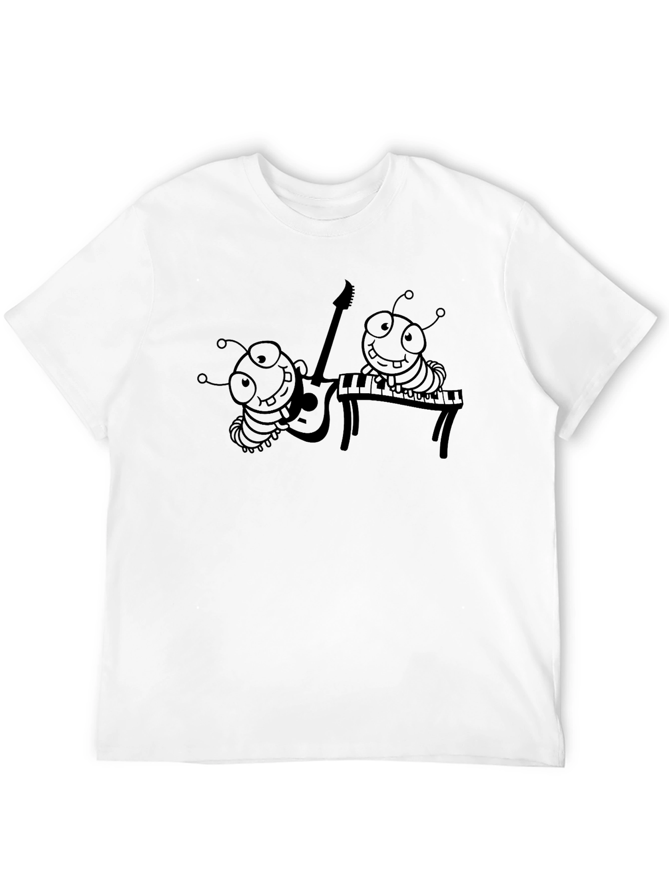 Cartoon Music Bugs Graphic Tee
