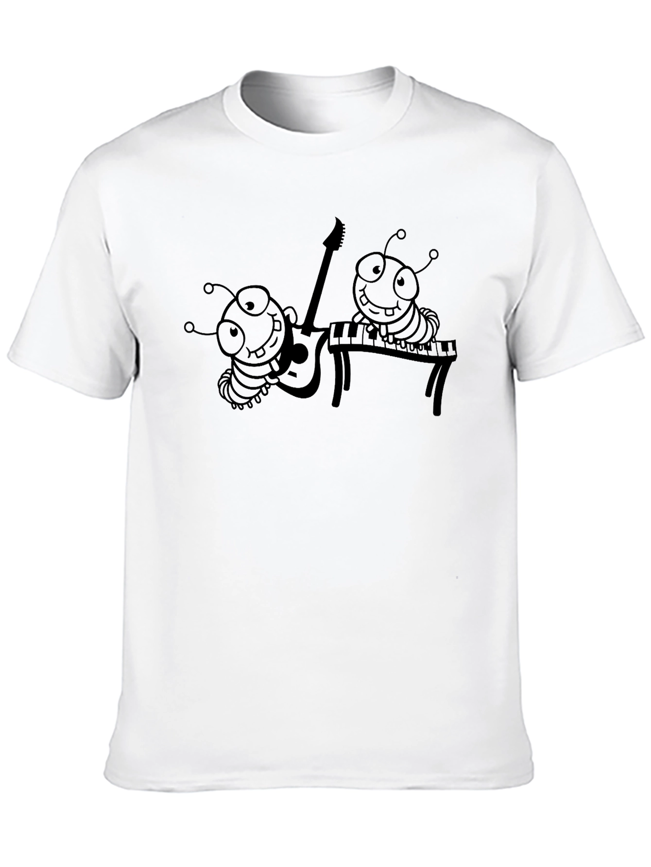 Cartoon Music Bugs Graphic Tee