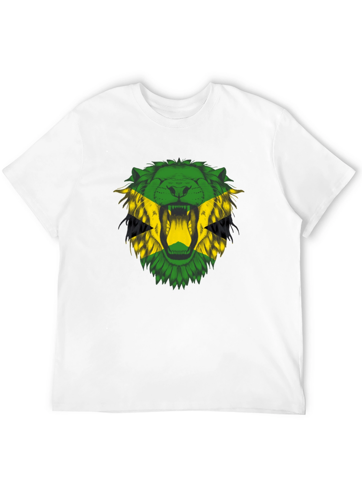 Jamaican Lion T-Shirt - Bold Rasta Reggae Style