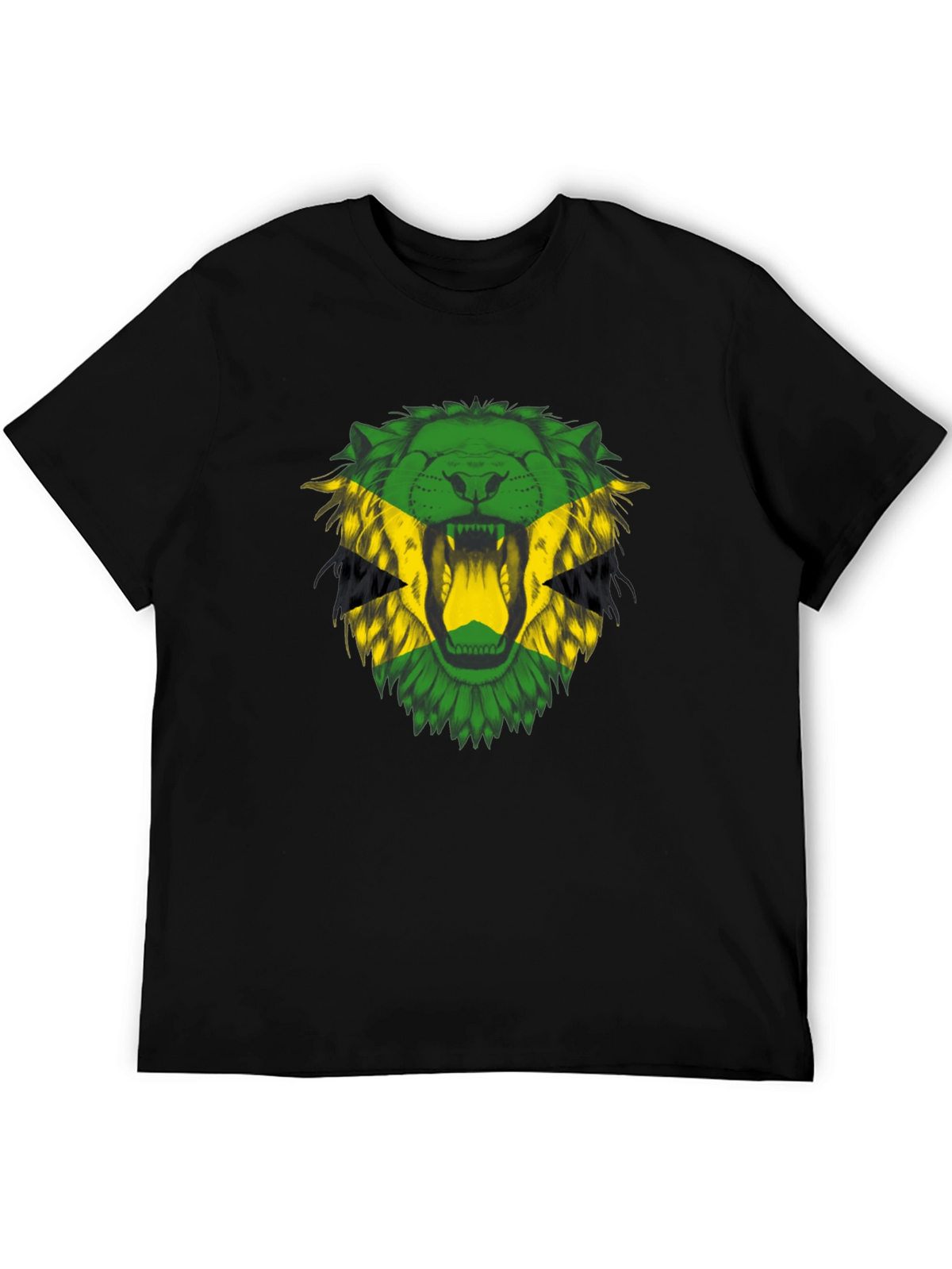 Jamaican Lion T-Shirt - Bold Rasta Reggae Style