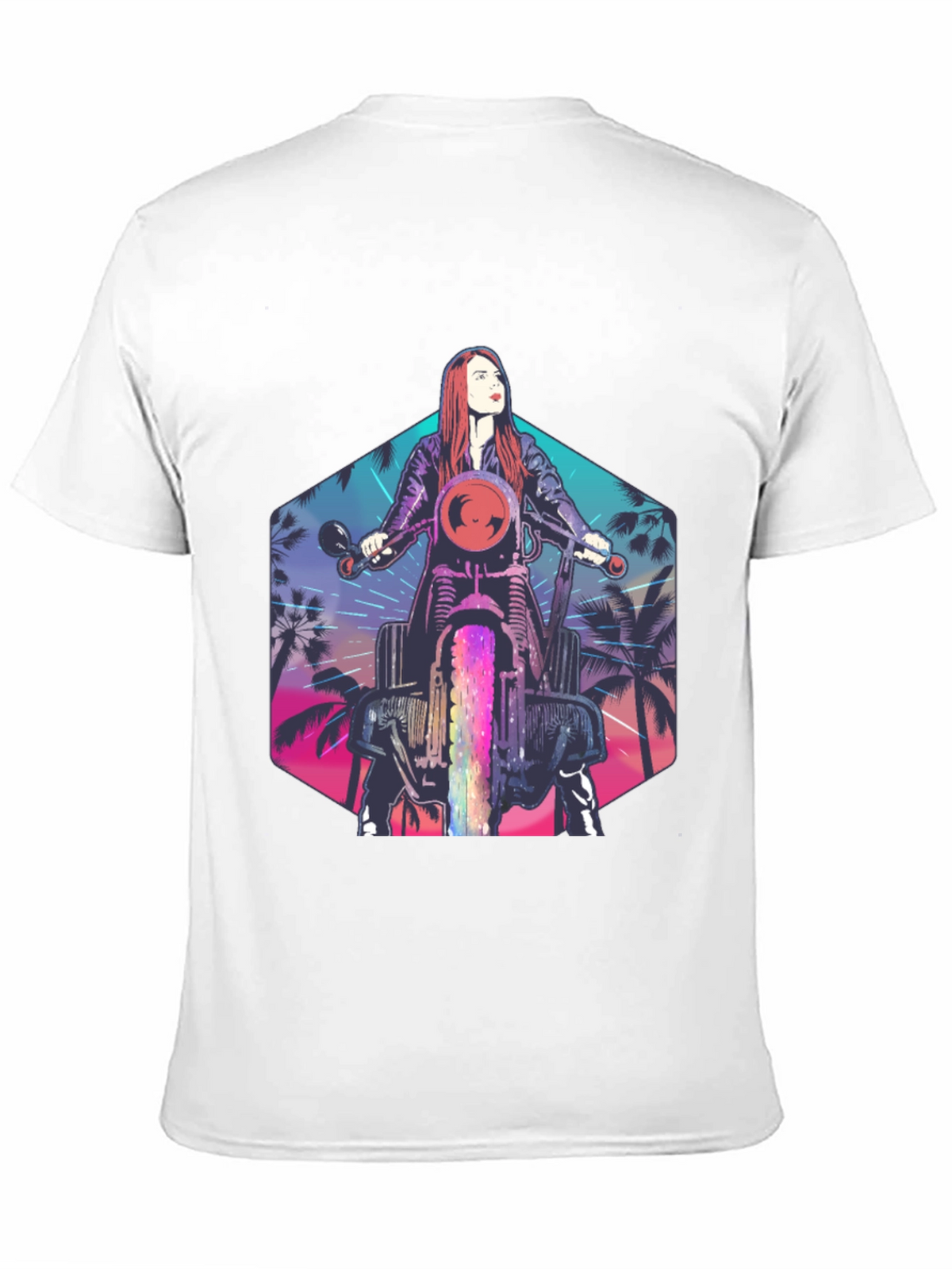 Retro Motorcycle Rider T-Shirt