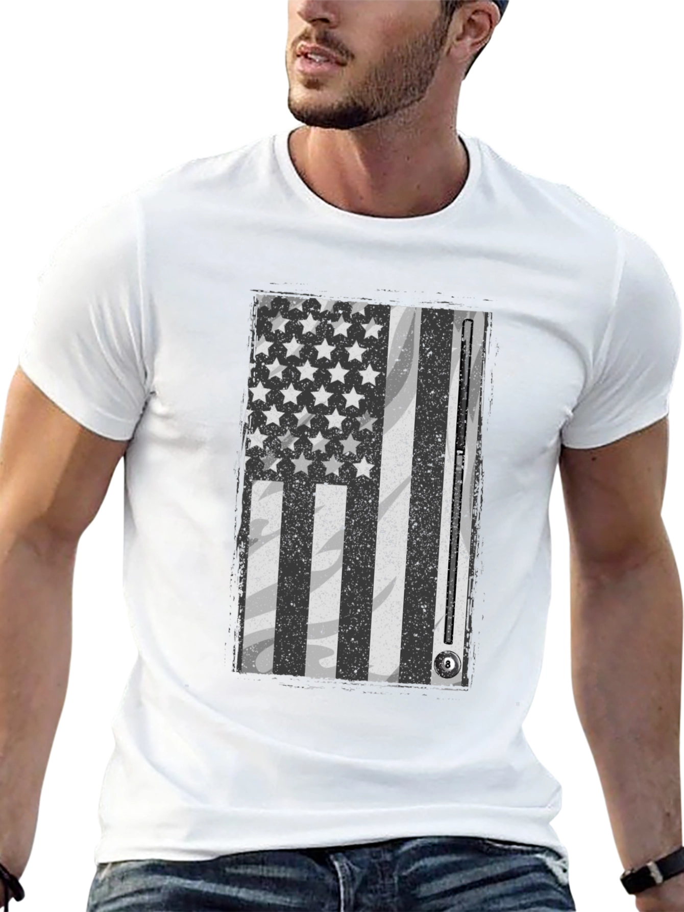 American Billiards Flag T-Shirt