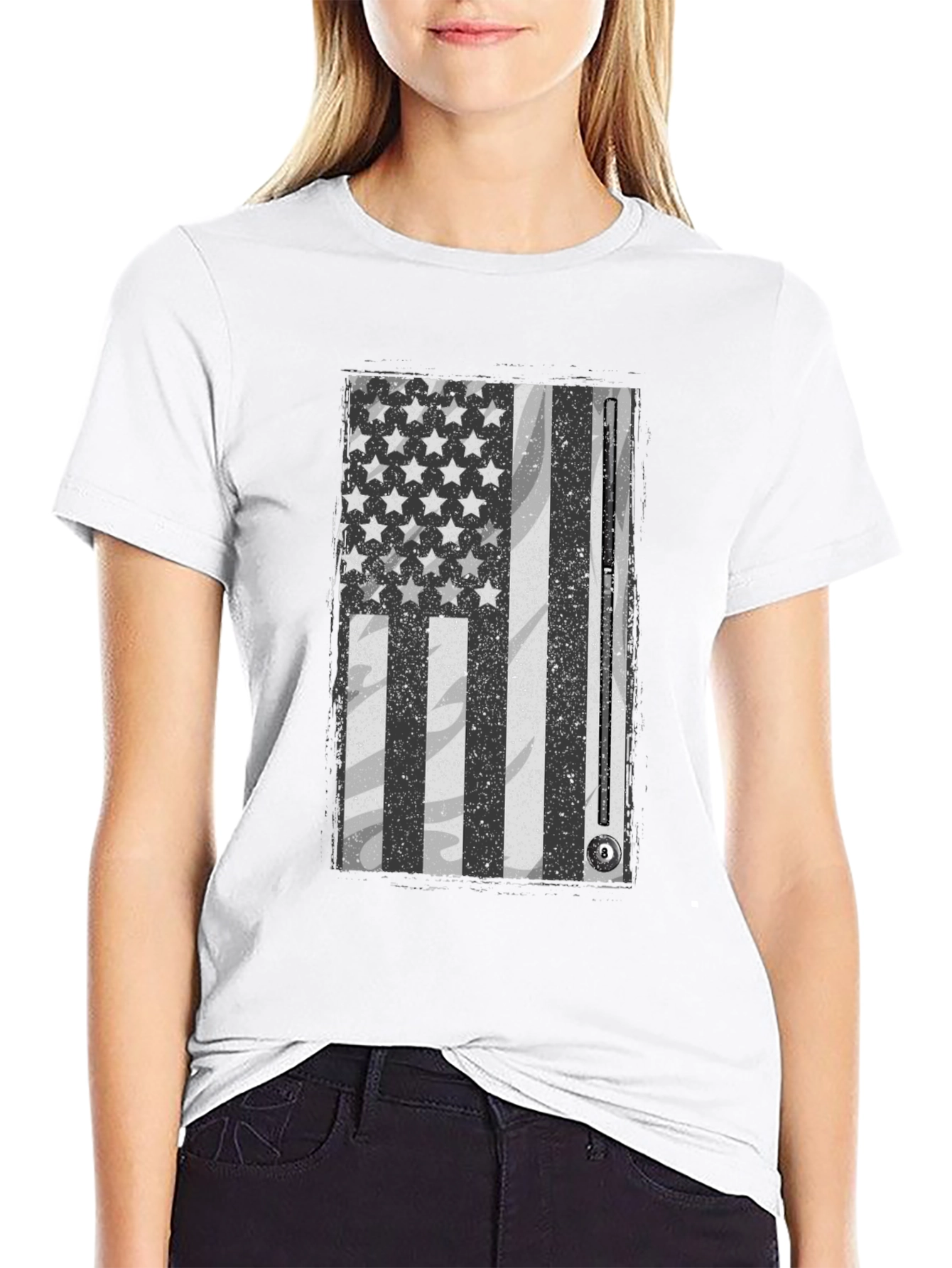 American Billiards Flag T-Shirt