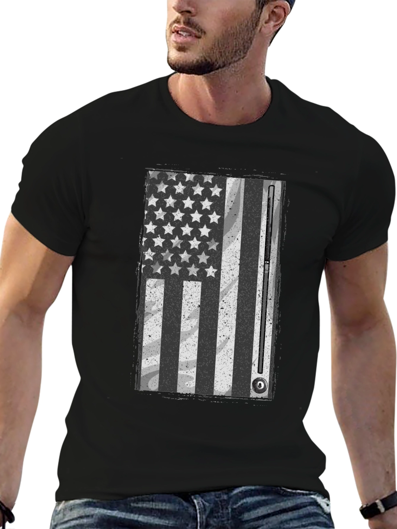 American Billiards Flag T-Shirt