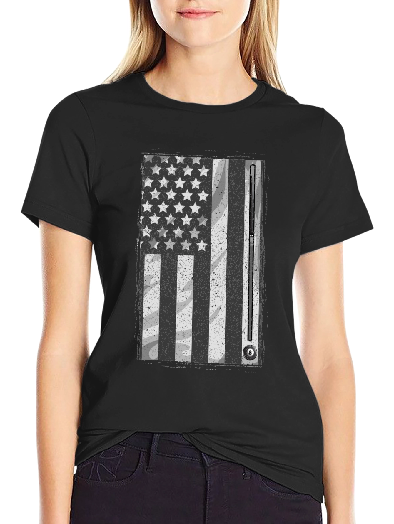 American Billiards Flag T-Shirt