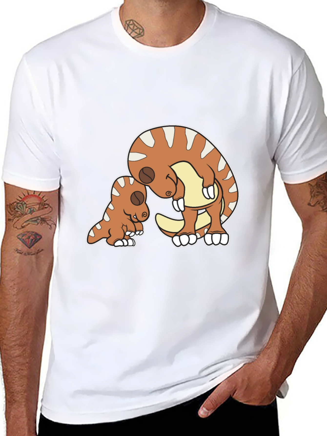 Dinosaur T-Shirt Cute Mama & Baby