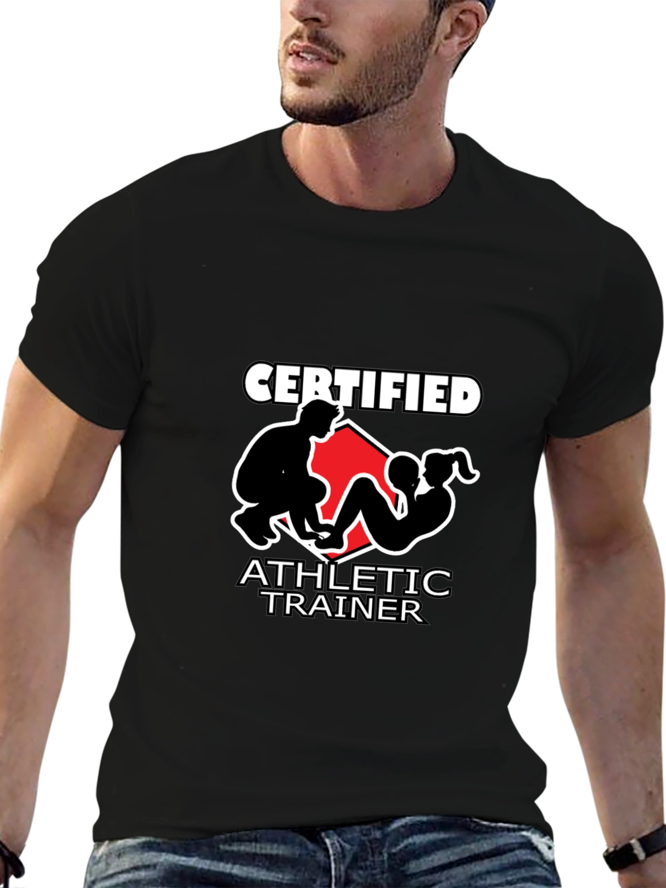 Certified Athletic Trainer Black T-Shirt