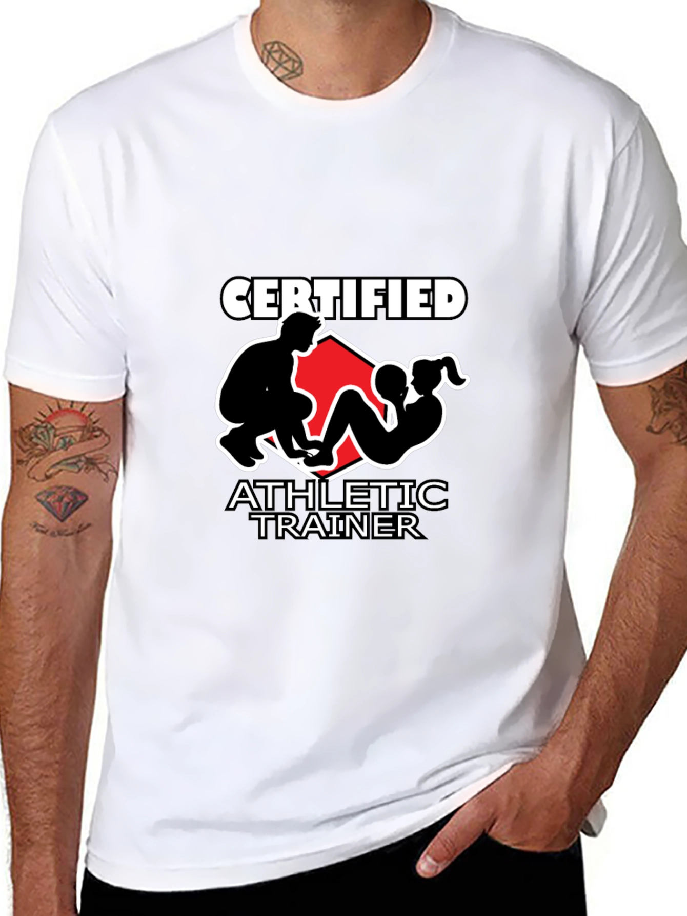 Certified Athletic Trainer Black T-Shirt