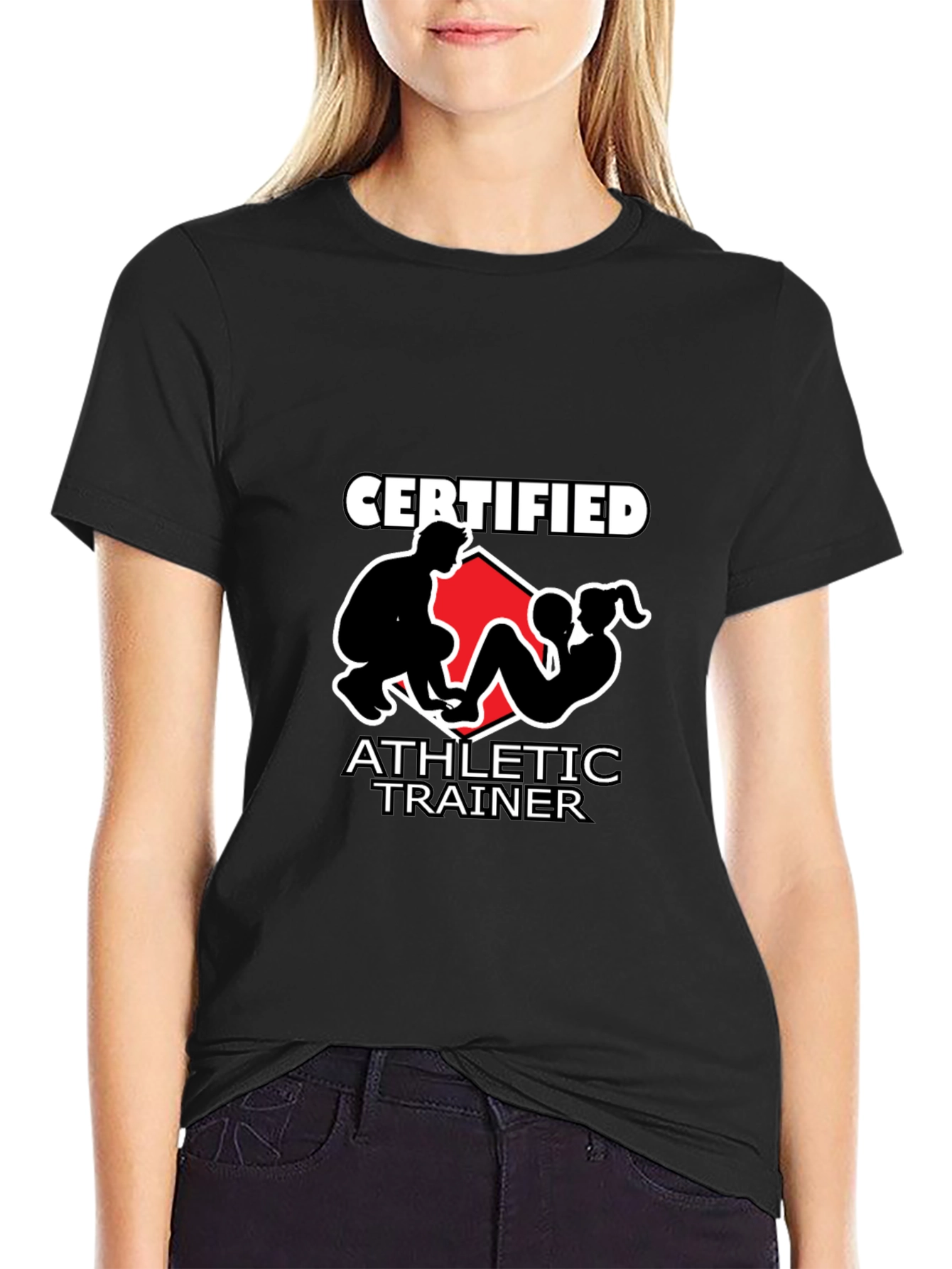 Certified Athletic Trainer Black T-Shirt