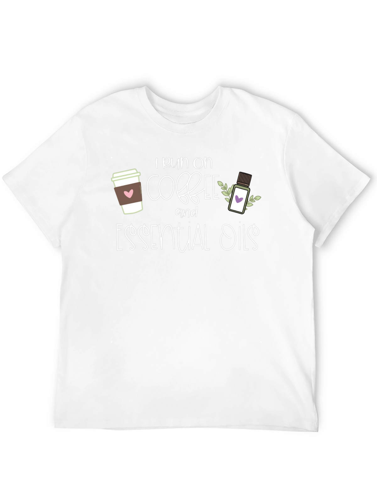 I Run on Coffee and Essential Oils T-Shirt