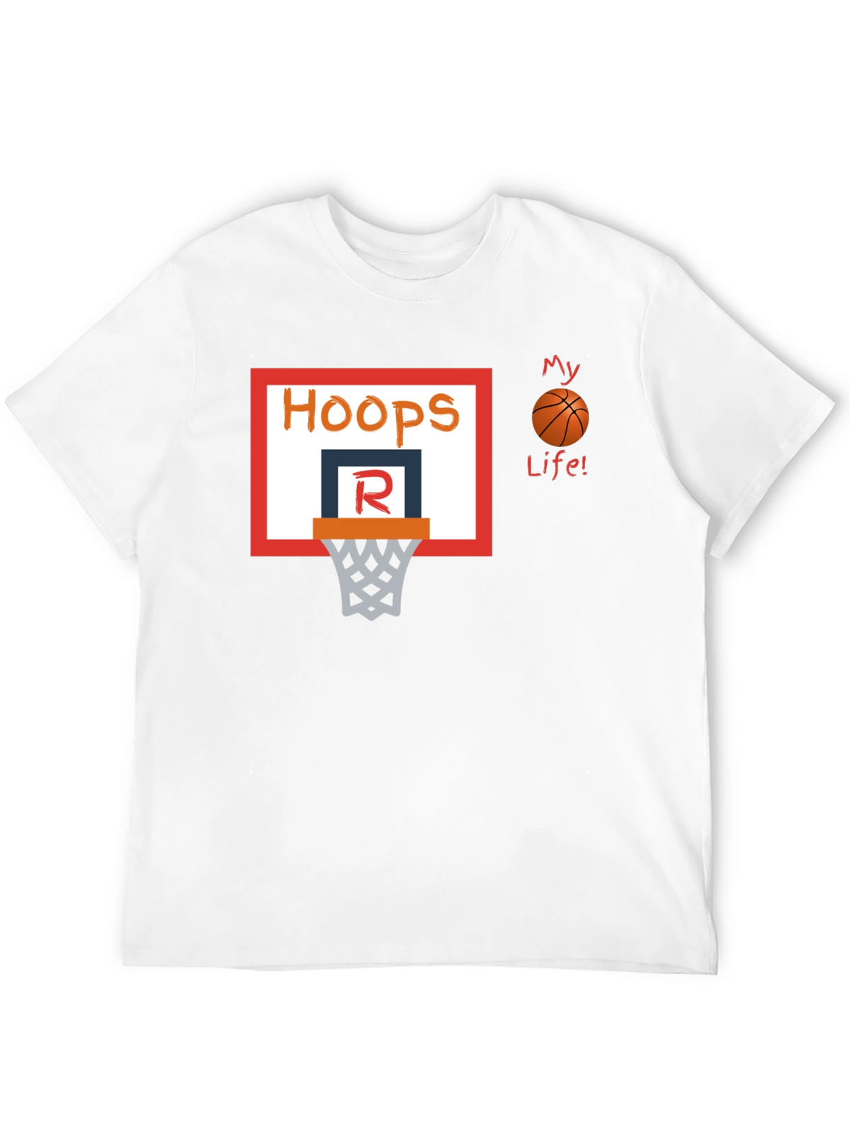 Hoops My Life! Basketball T-Shirt
