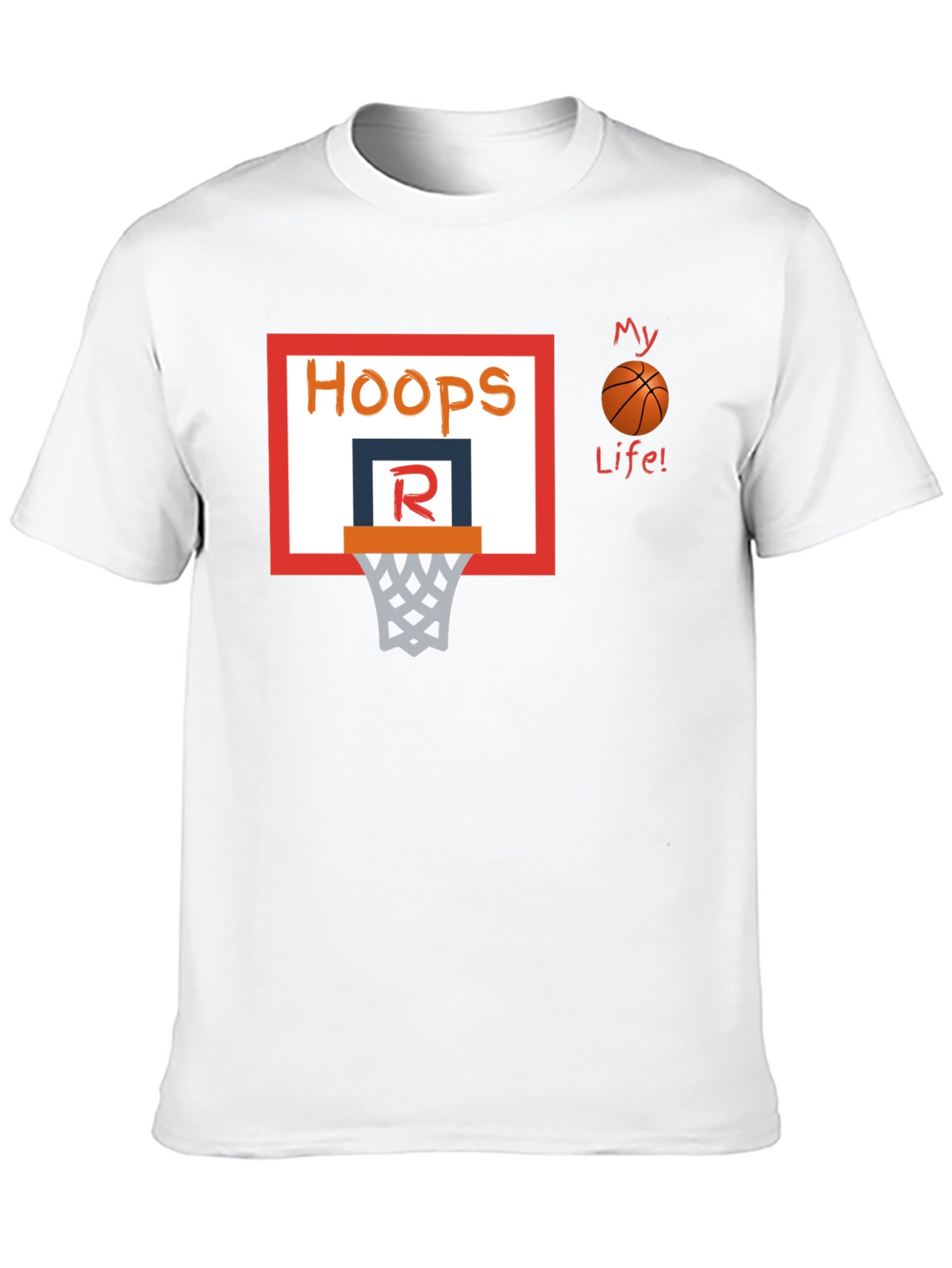 Hoops My Life! Basketball T-Shirt